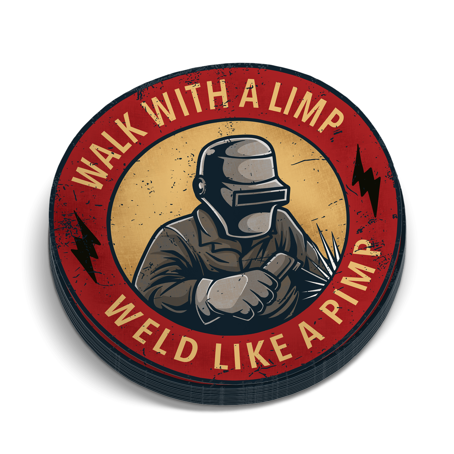 Weld Like A Pimp Sticker
