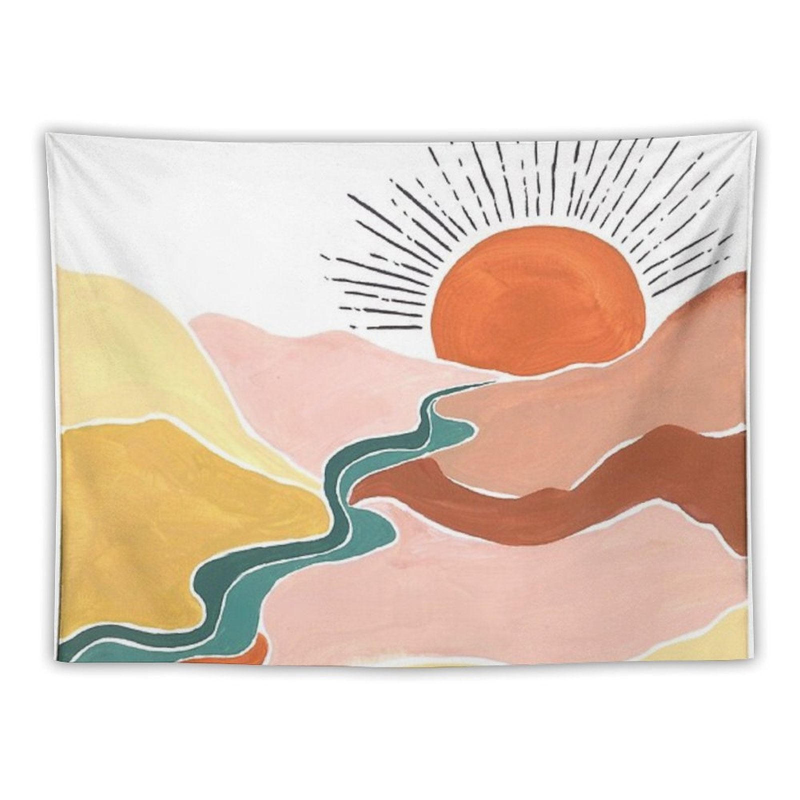 Sunrise Over Valley Tapestry