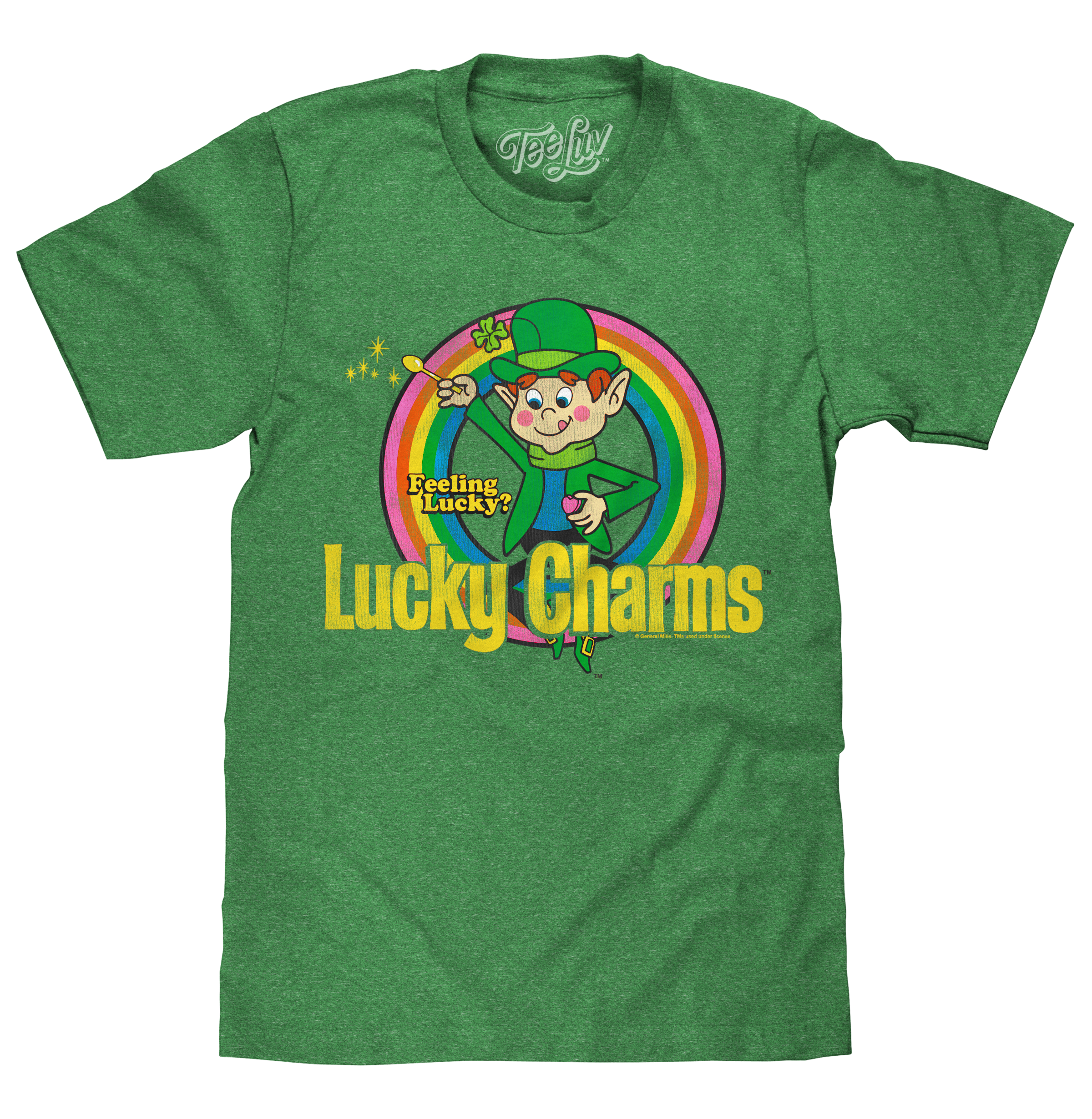 Feeling Lucky? Lucky Charms Leprechaun T-Shirt - Green
