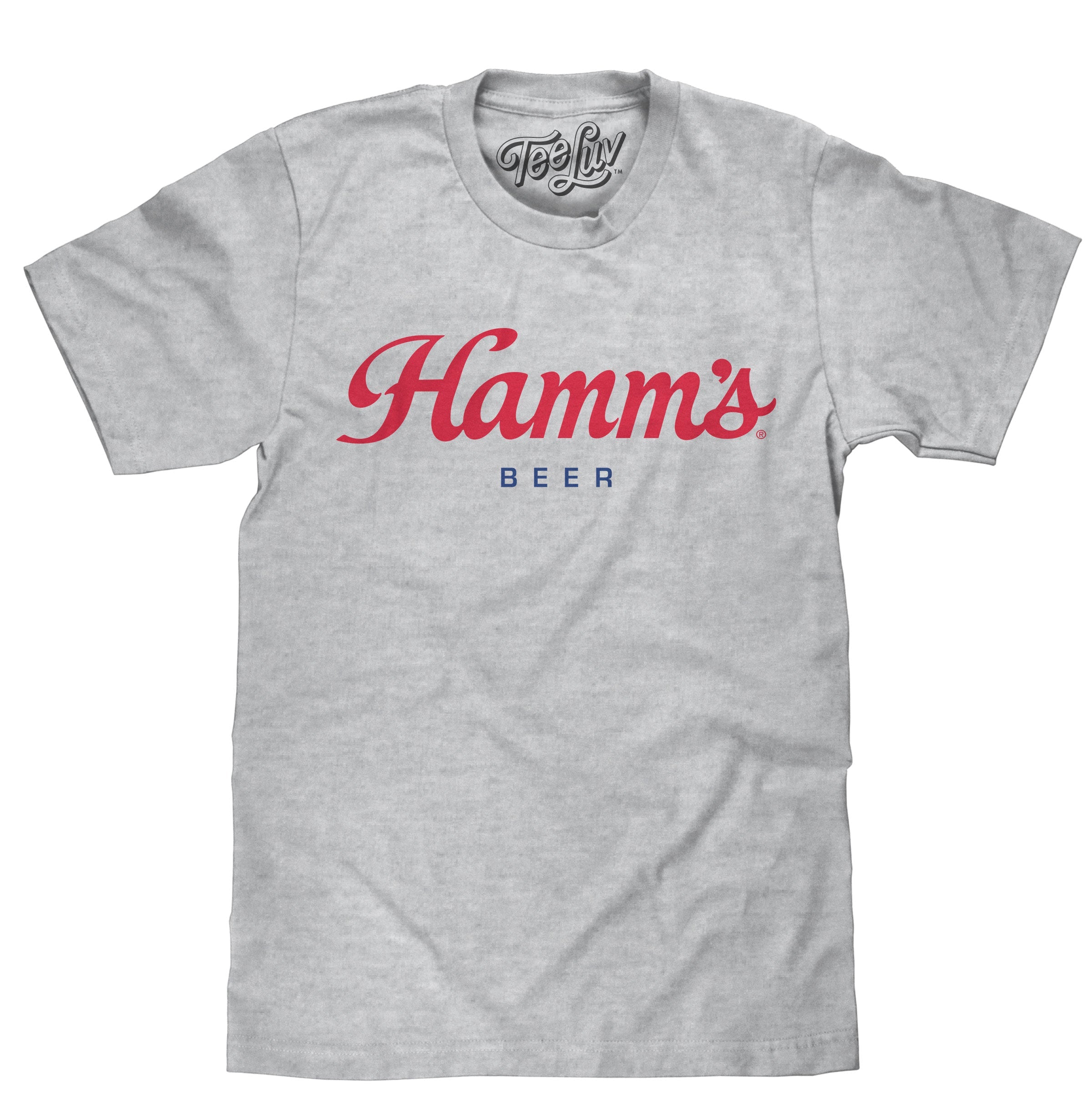 Hamm&amp;#39;s Beer Script Logo T-Shirt - Gray