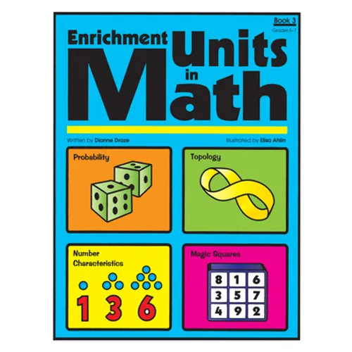 Enrichment Units in Math: Book 3, Grades 5-7 - Paperback