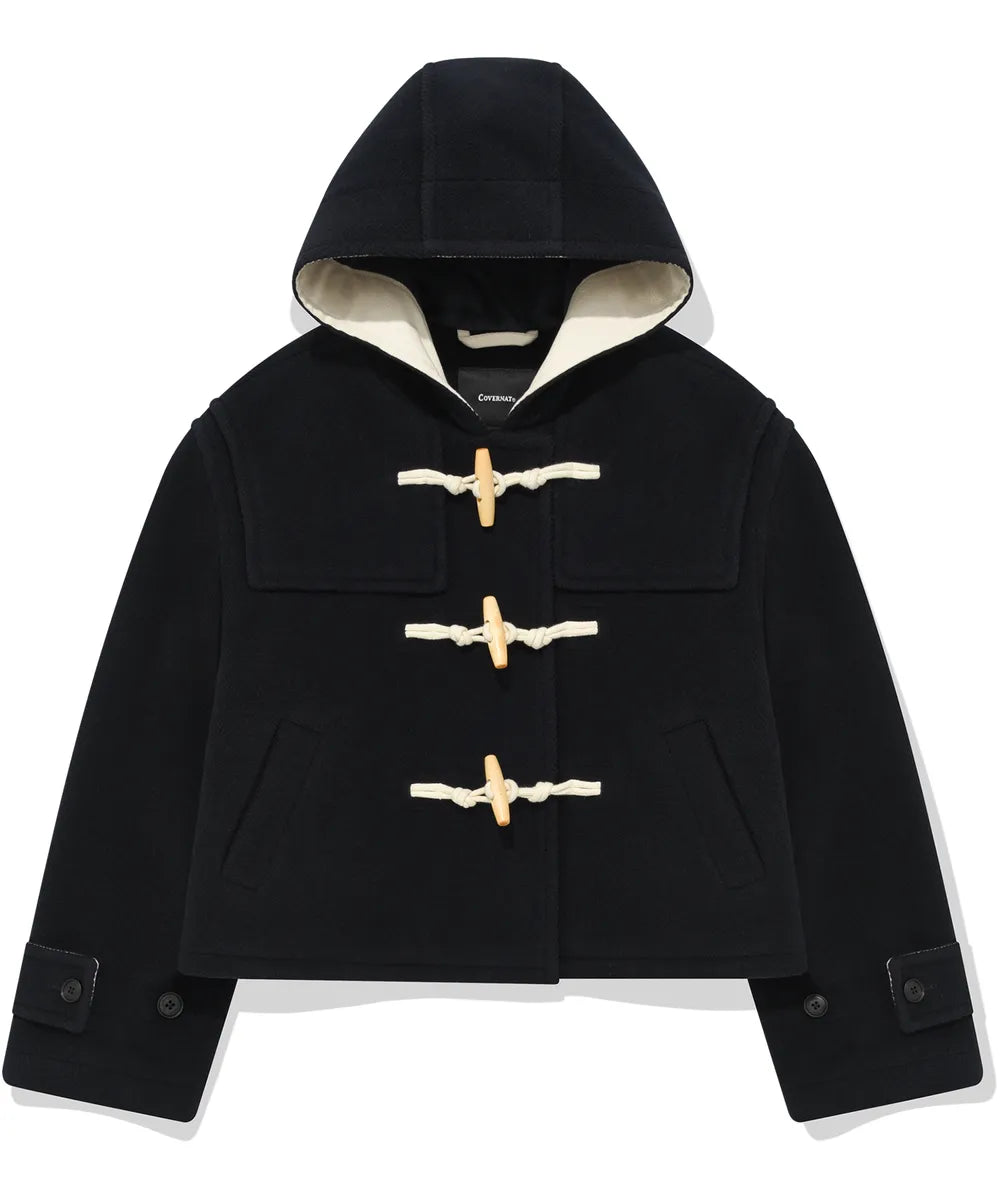 Women&amp;#39;s Short Duffel Coat Navy