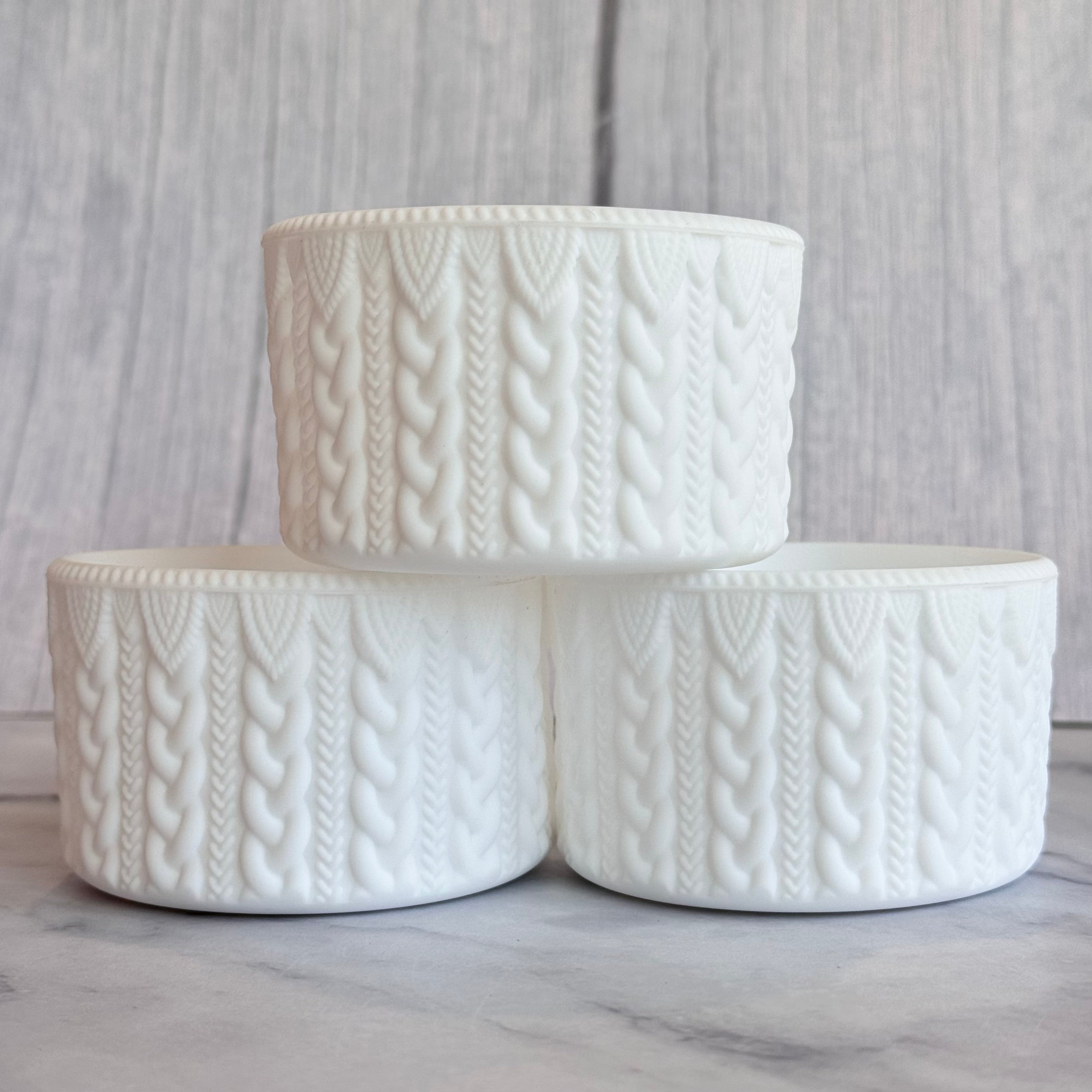 WHITE MACRAME Tumbler Boot