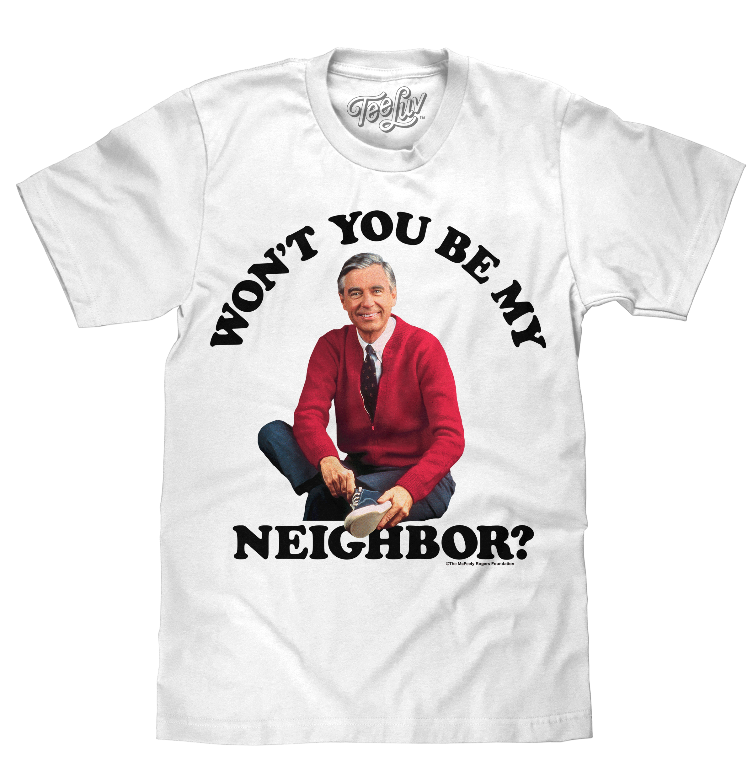 Mister Rogers Won&amp;#39;t You Be My Neighbor T-Shirt - White