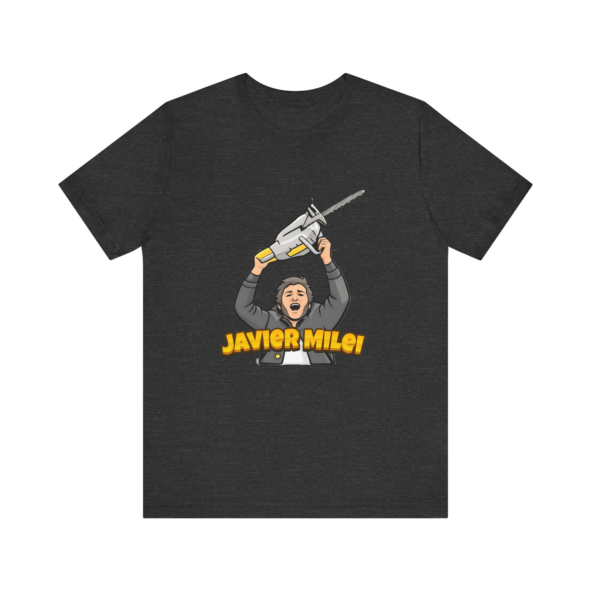 Javier Milei Chainsaw Tee - 4LibertyShop.com