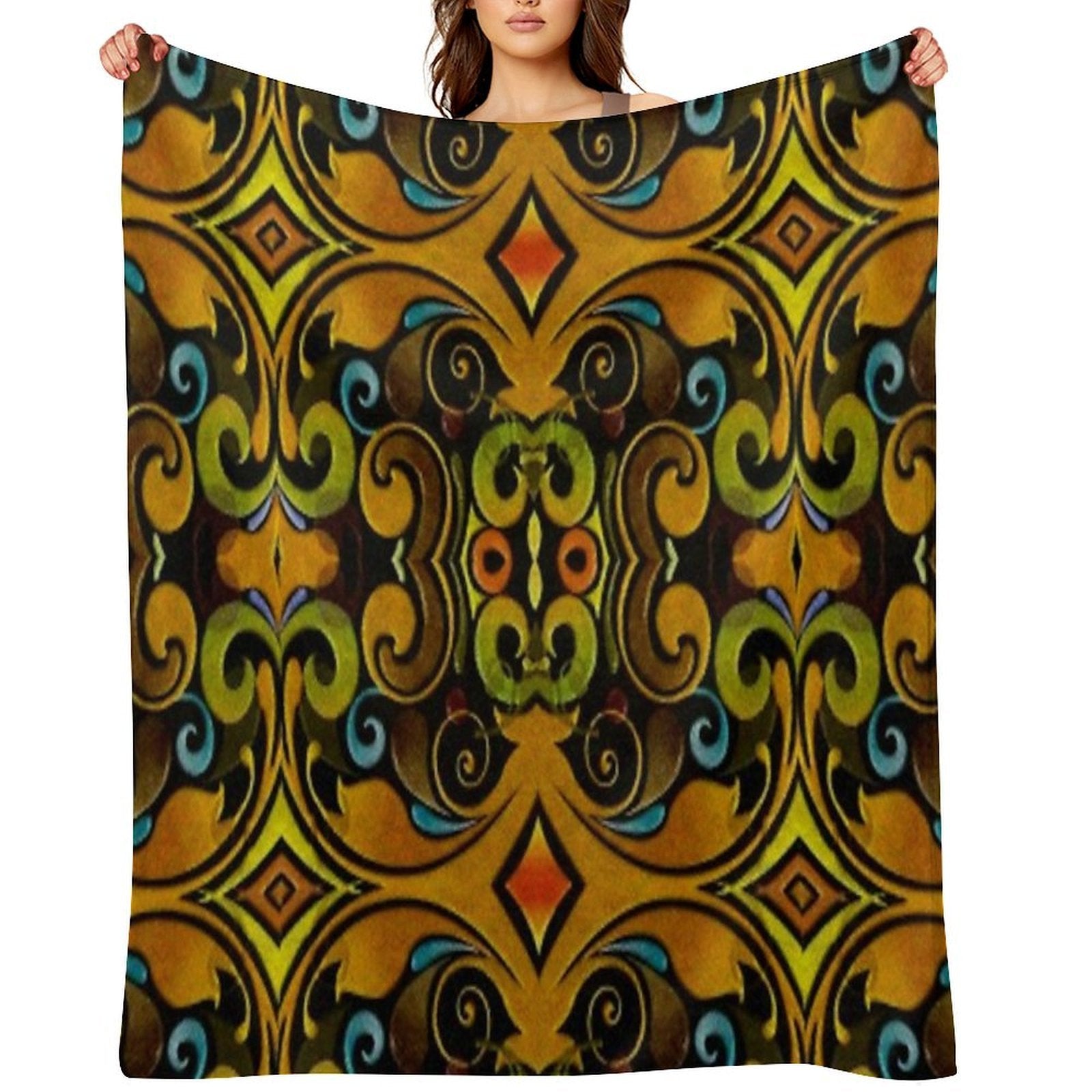 ABSTRACT-14.1 Throw Blanket