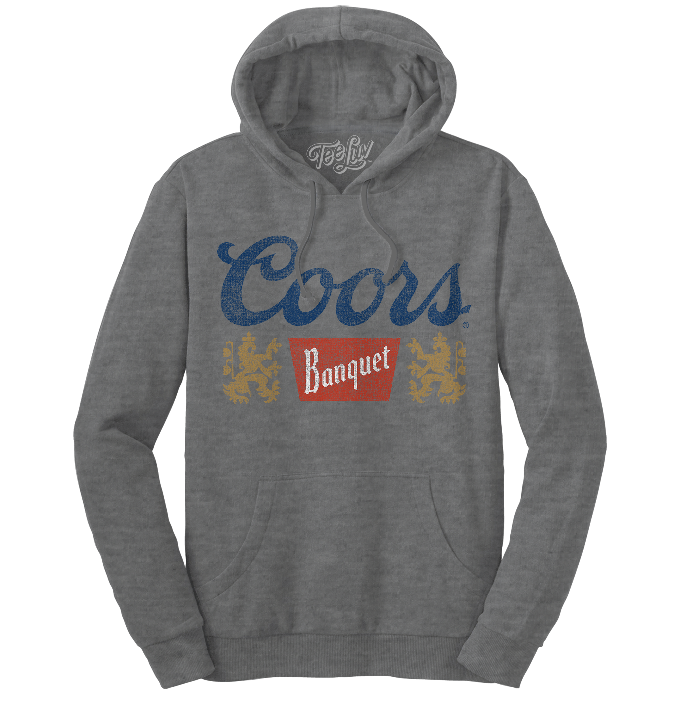 Coors Banquet Logo Hooded Sweatshirt - Oxford Gray