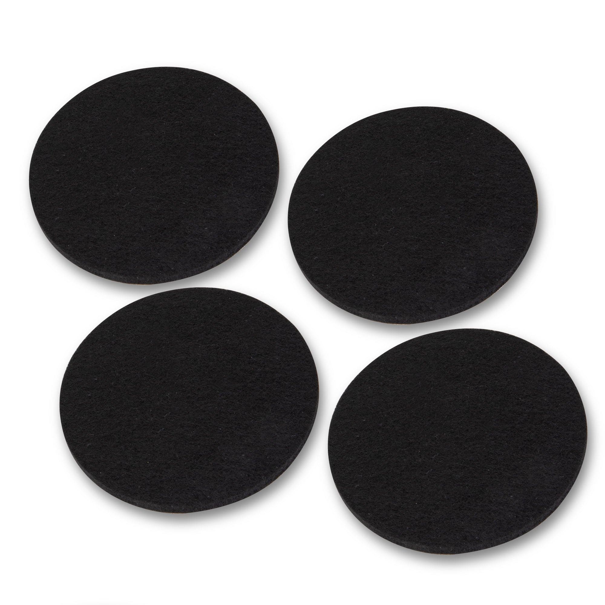Heavy Duty Round Felt Pad for 1/2 in. Pipe Floor Flange, 2.75 in. Diameter (4-Pack)