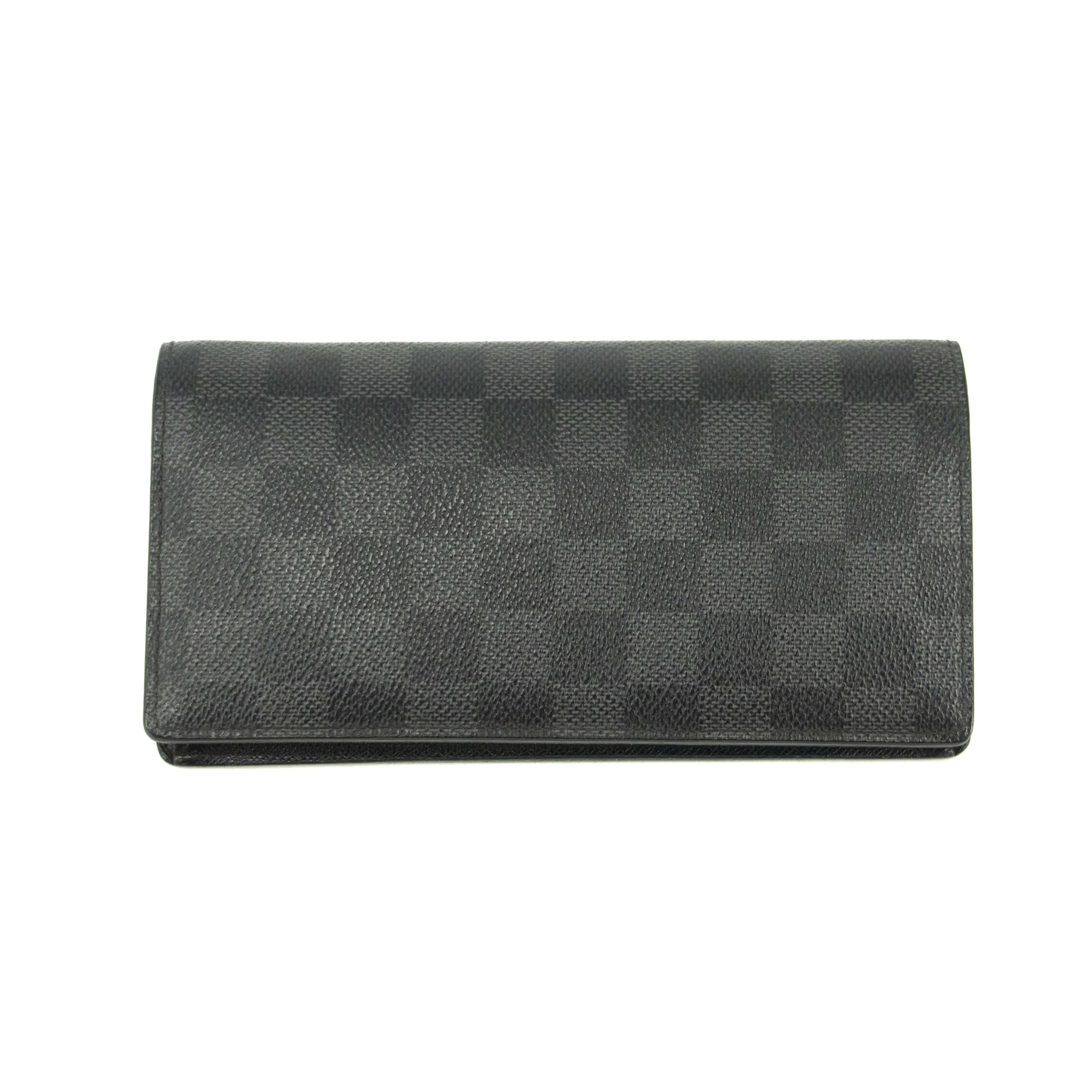 Louis Vuitton Damier Graphite Long Wallet #3857
