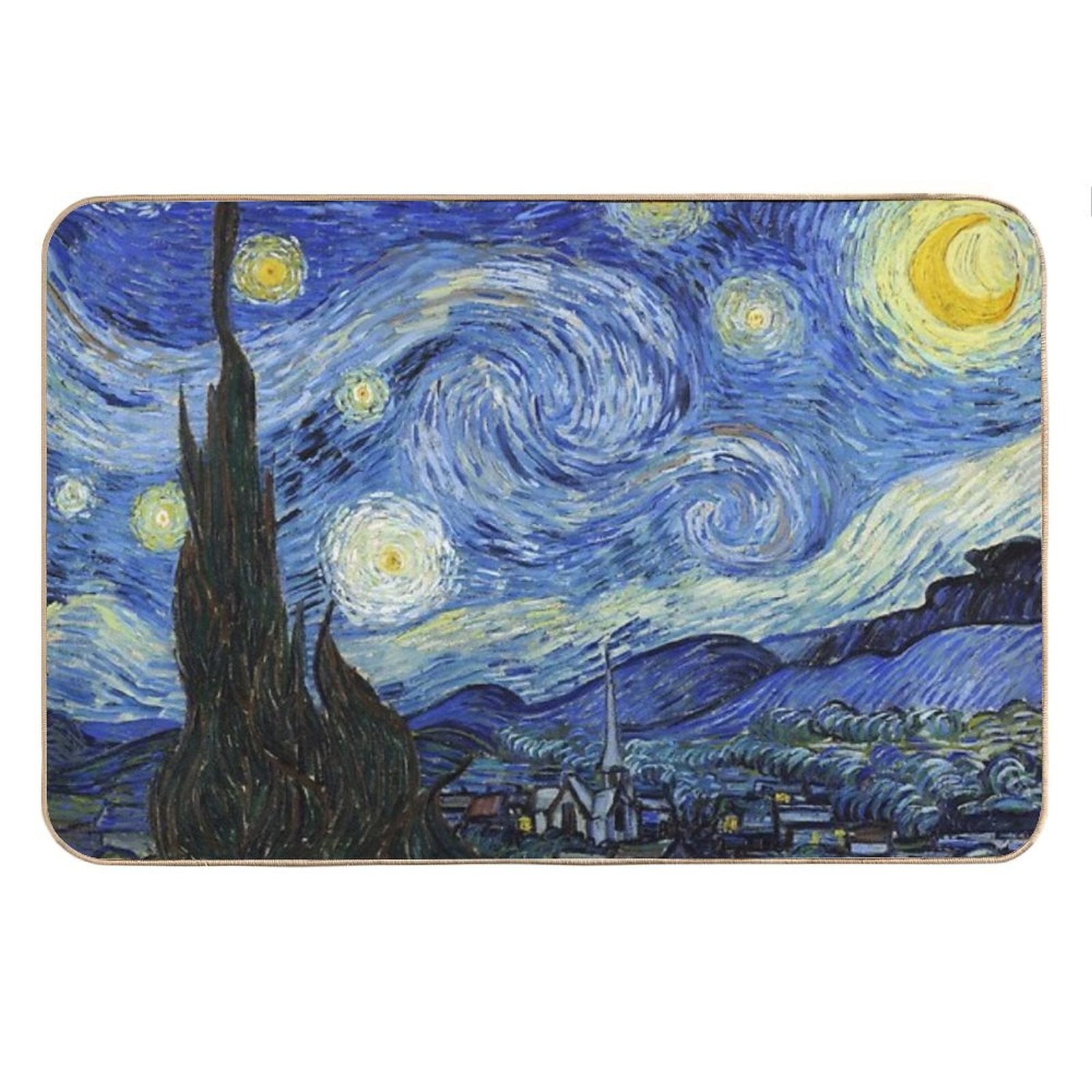Starry Night, Van Gogh Bath Mat