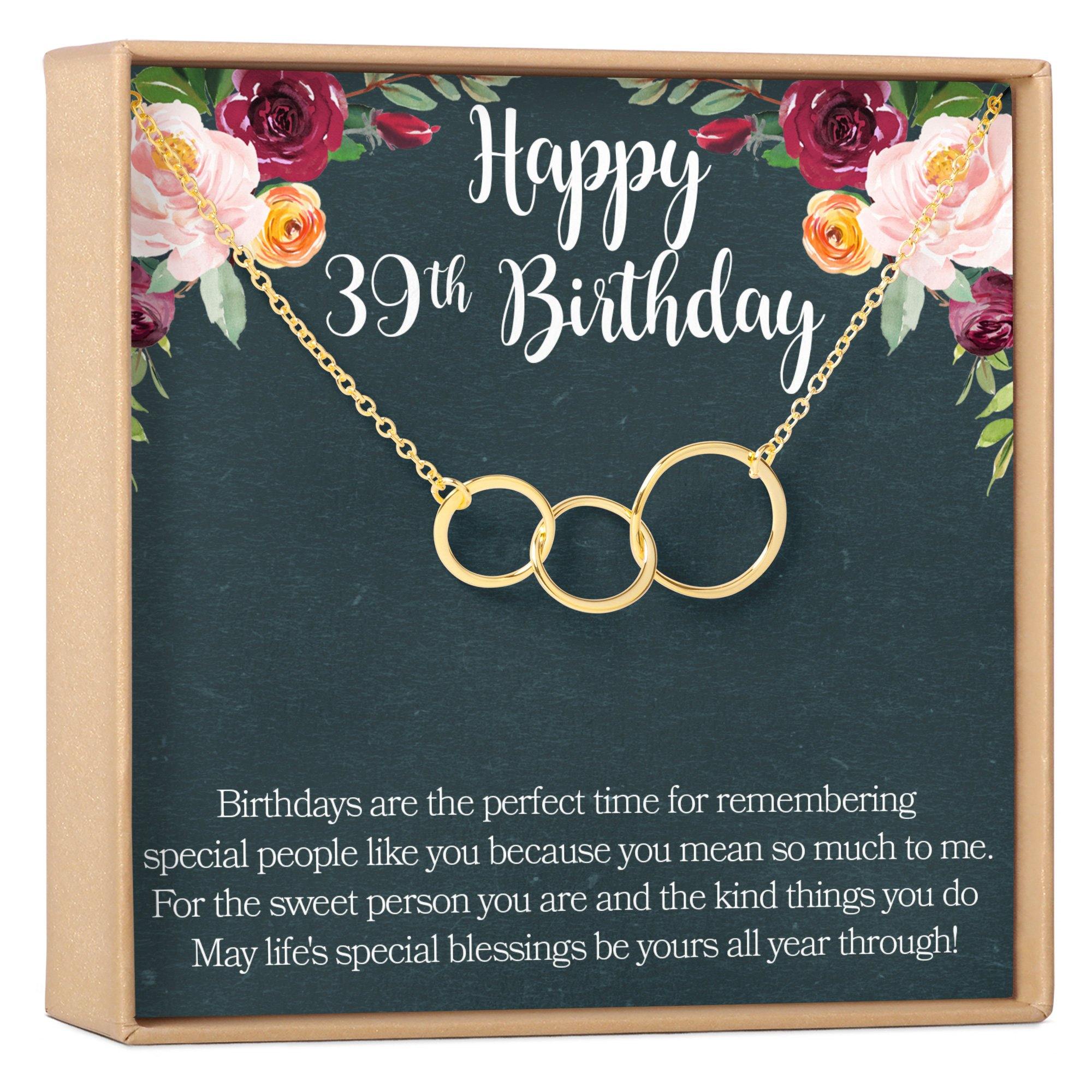 39th Birthday Necklace