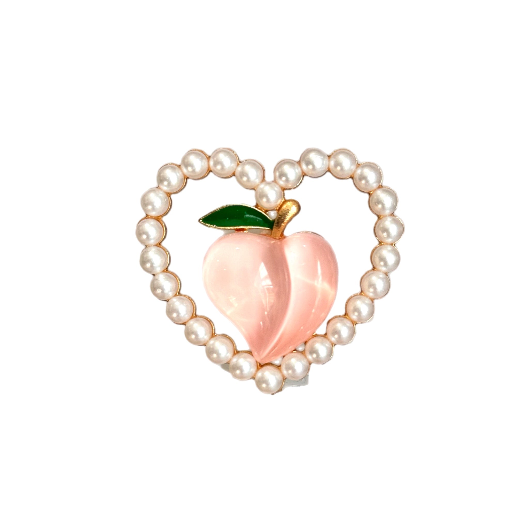 PEACH &amp;amp; PEARLS DELUXE METAL STRAW TOPPER