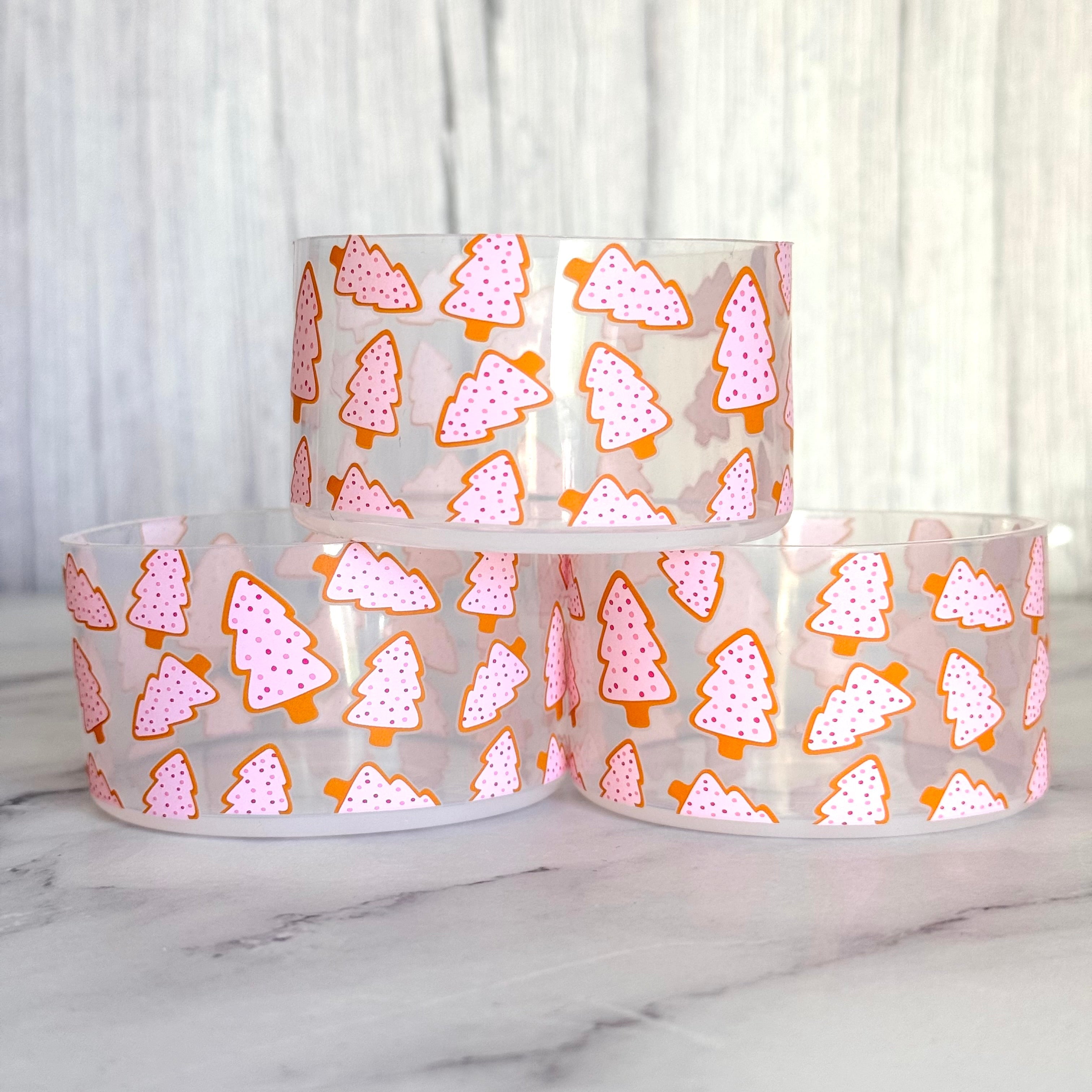 CLEAR Christmas Cookies Tumbler Boot