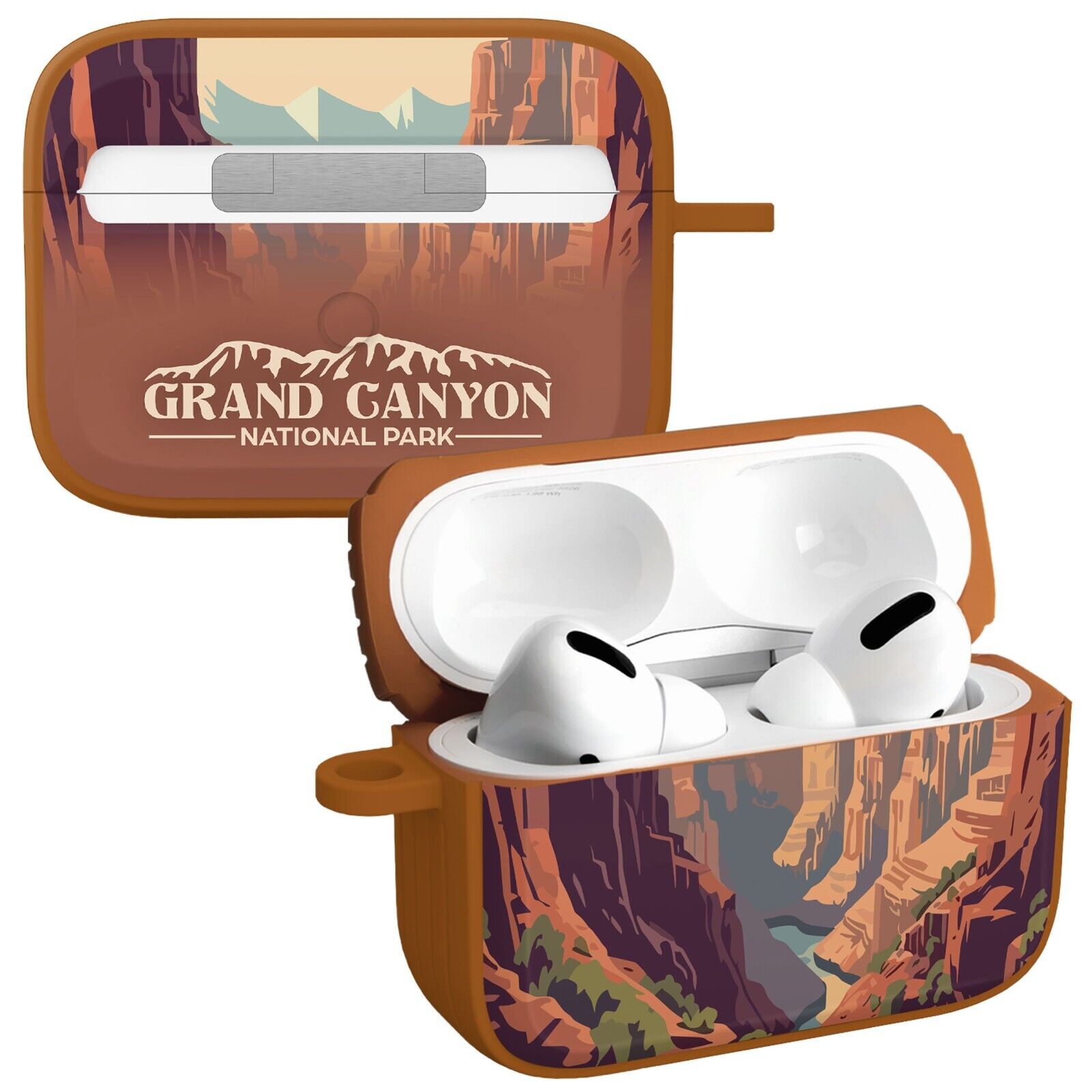 National Parks Grand Canyon HDX Apple Airpods Pro 1 &amp;amp; 2 Case Cover