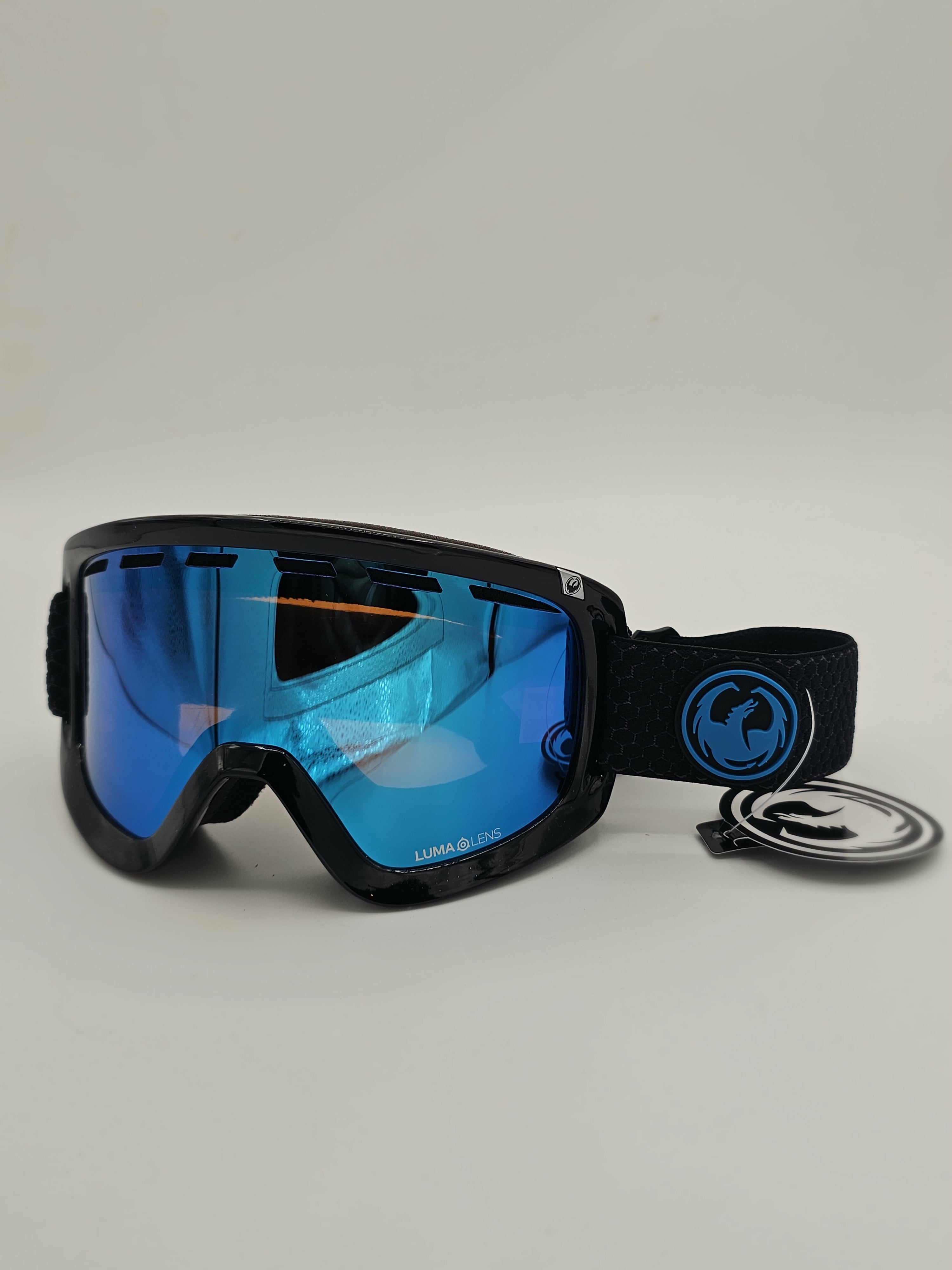 DRAGON PXV GOGGLES LUMALENS BONUS LENS INCLUDED D10TG-SPLIT/LLBLUEION+LLAMBER