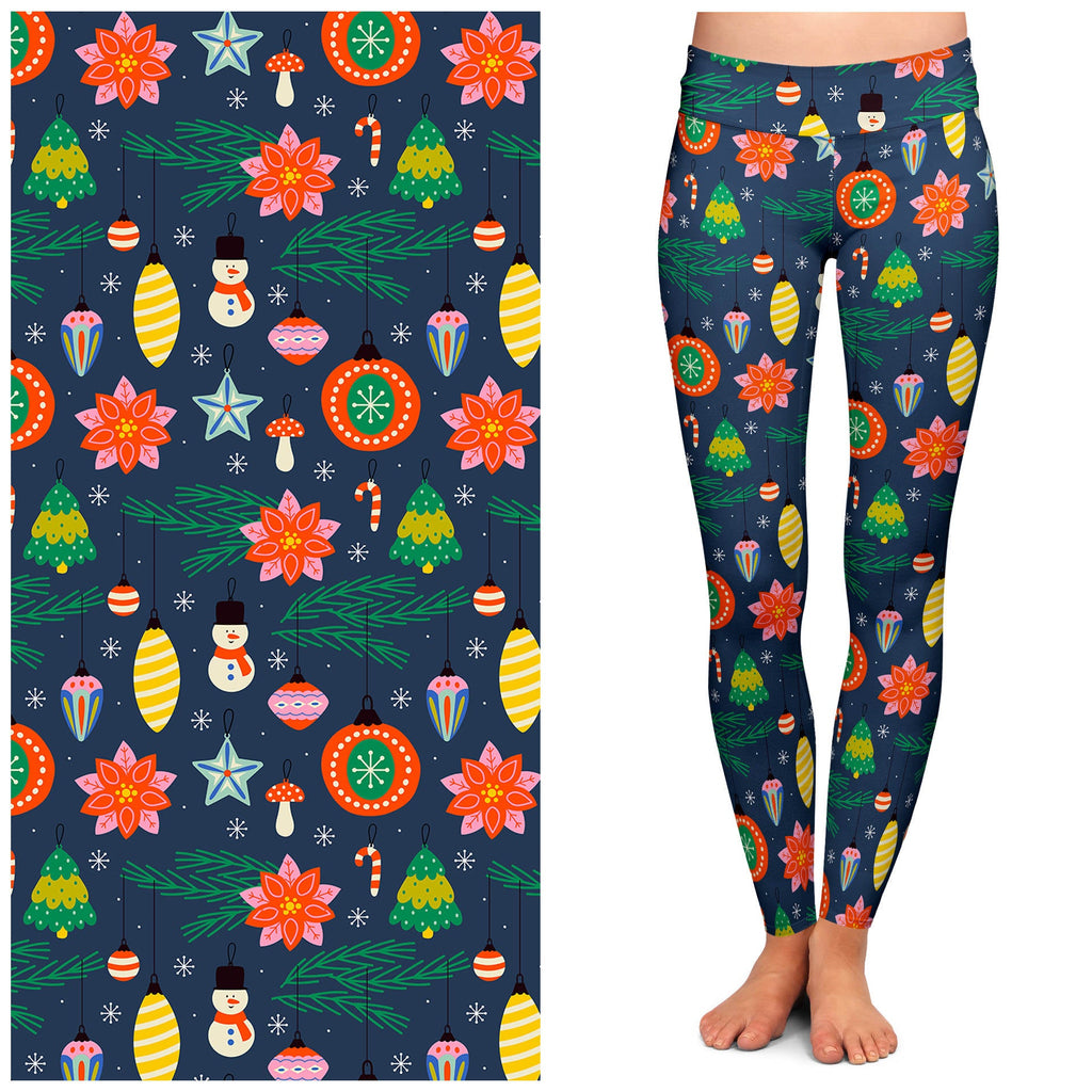 "Christmas Cheer" Buttery Soft Leggings by Lipstick & Chrome TC2