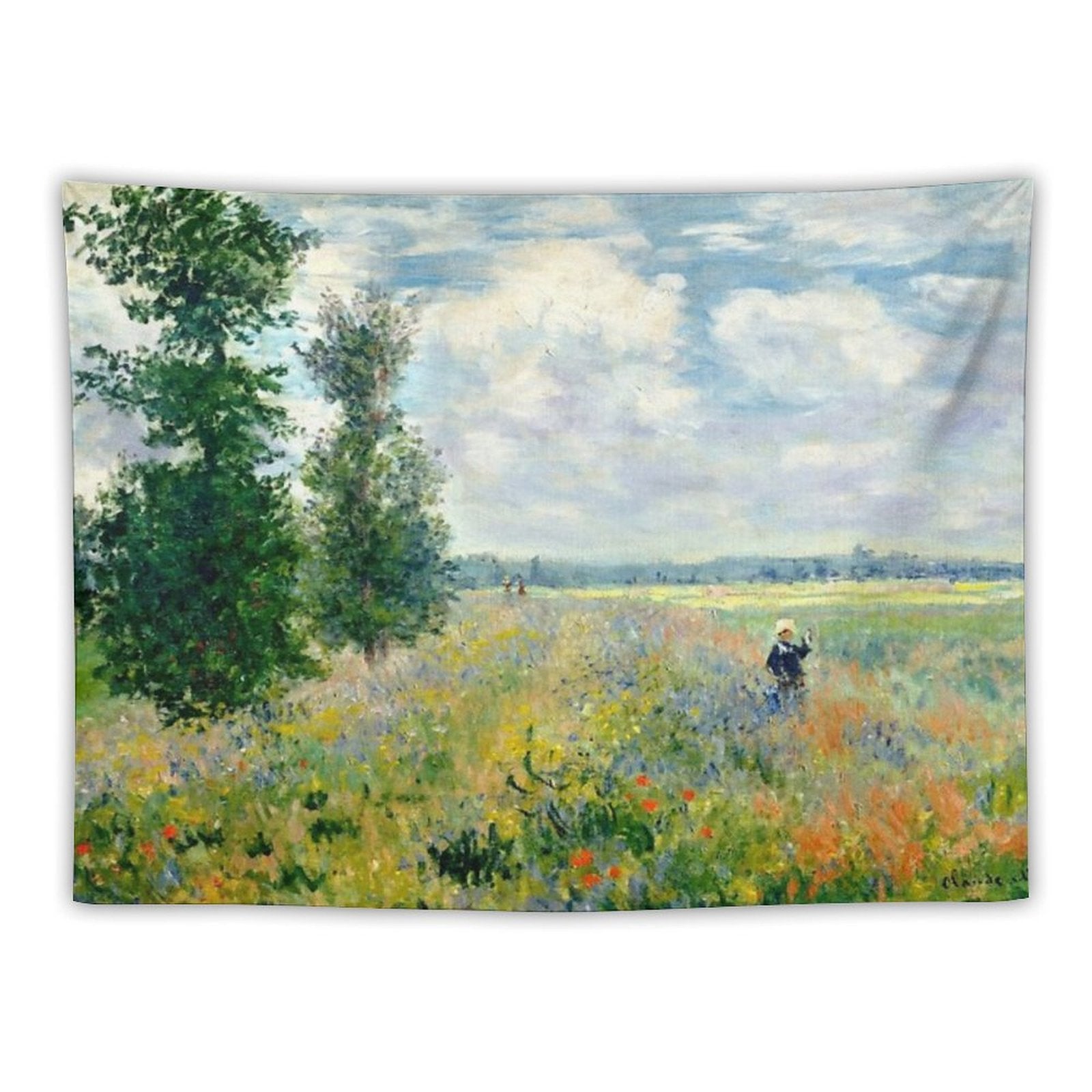 Fields of Poppies Claude Monet Tapestry