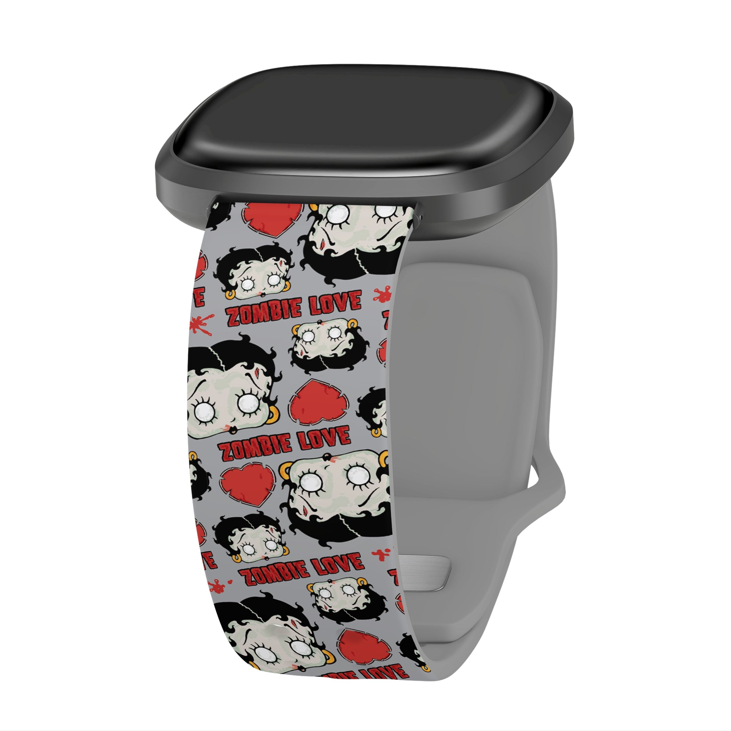 Betty Boop Zombie Love HD Fitbit Versa 3 &amp;amp; Sense 1 Watch Band
