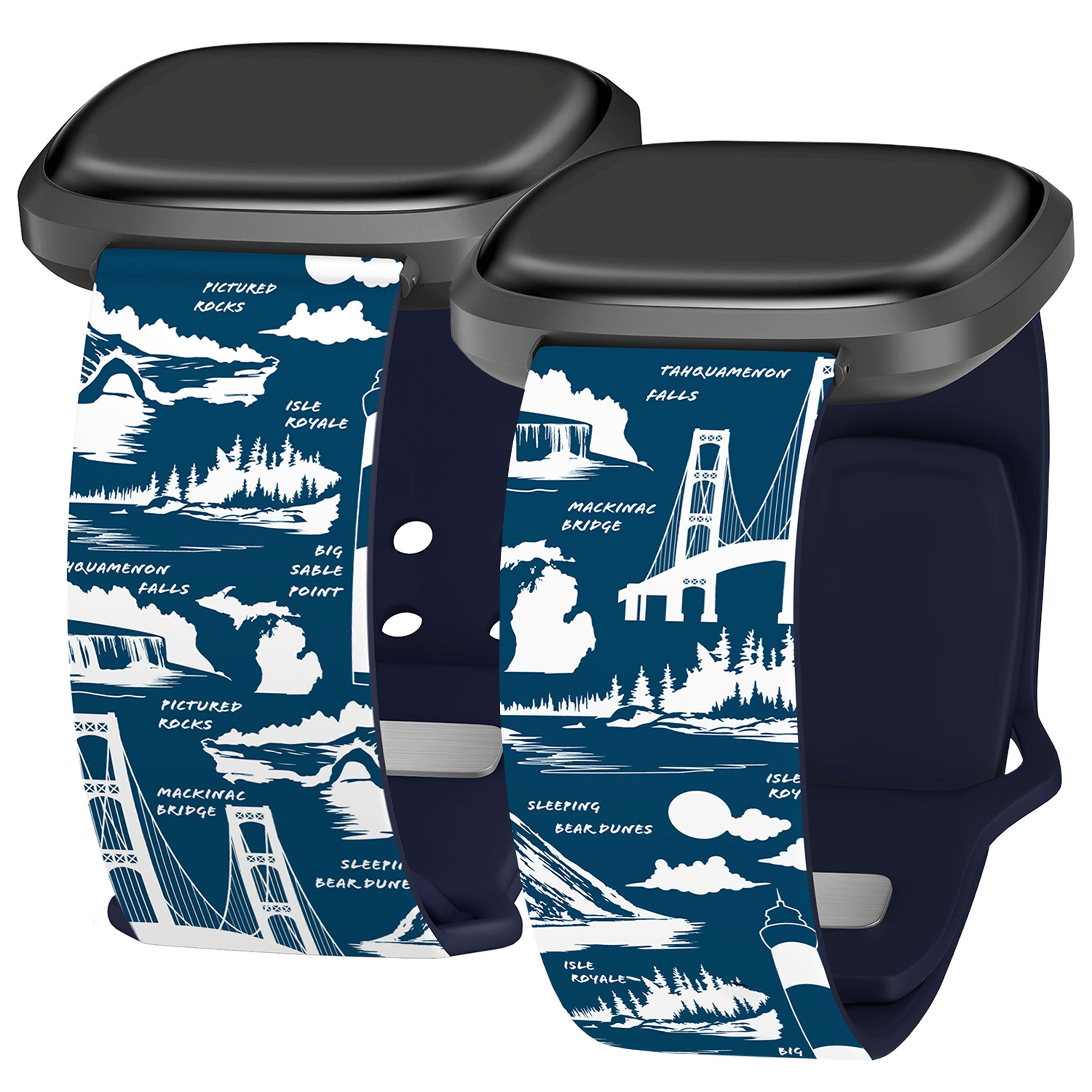 Michigan HD Fitbit Versa 3 &amp;amp; Sense 1 Watch Band