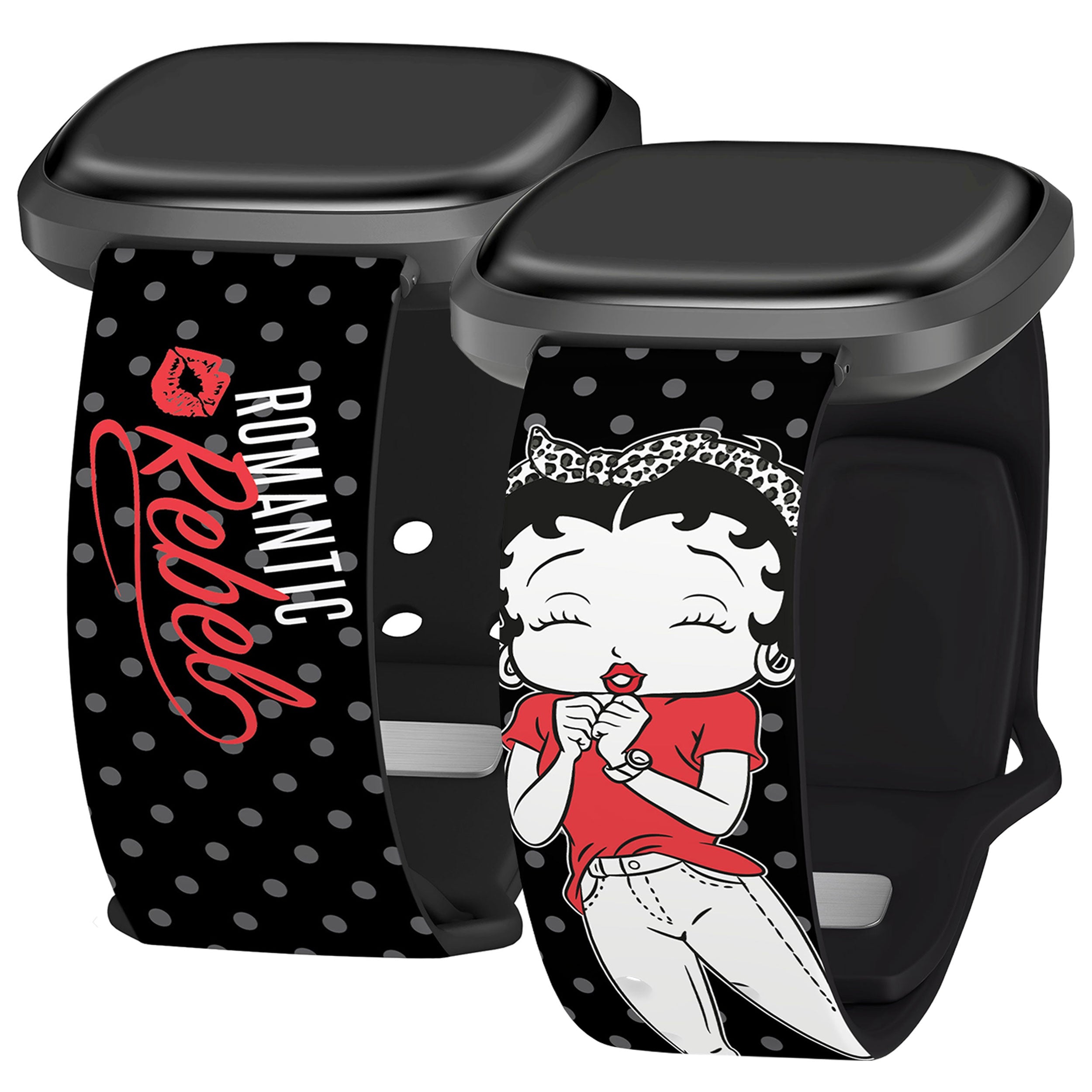 Betty Boop Romantic Rebel HD Fitbit Versa 3 and Sense 1 Watch Band