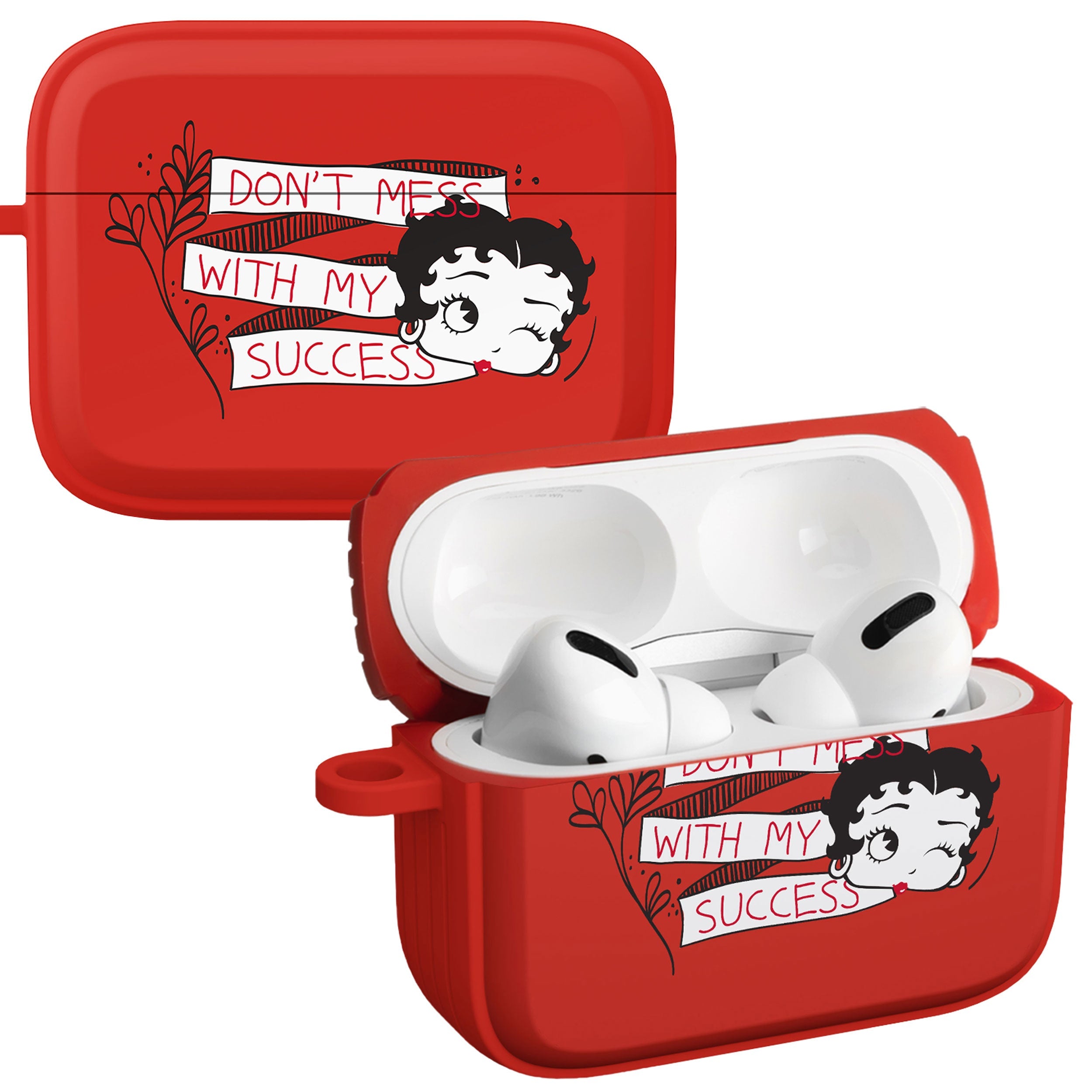 Betty Boop Girl Power HDX Apple AirPods Pro 1 &amp;amp; 2 Case Cover