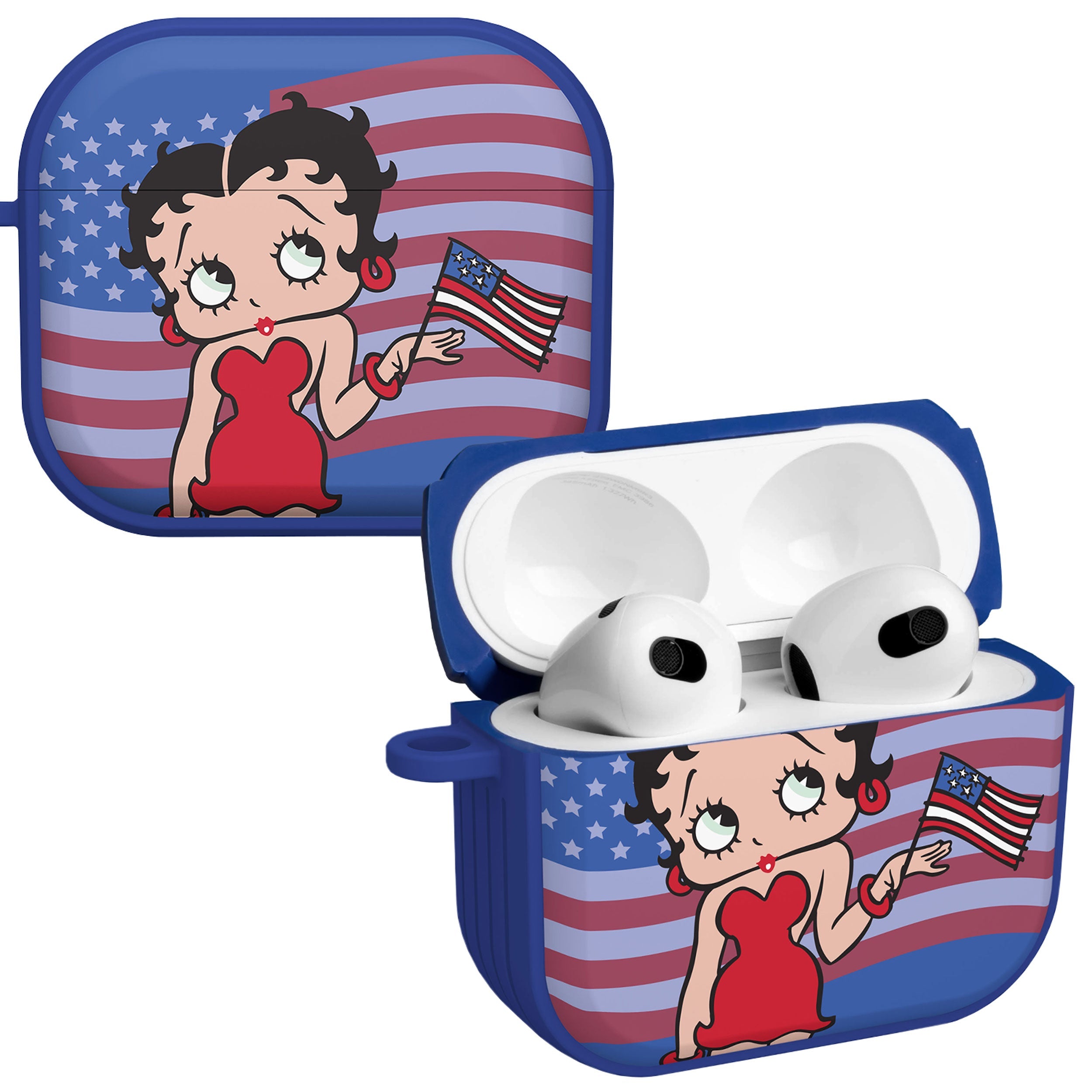 Betty Boop Red White &amp;amp; Boop HDX Apple AirPods Gen 3 Case Cover