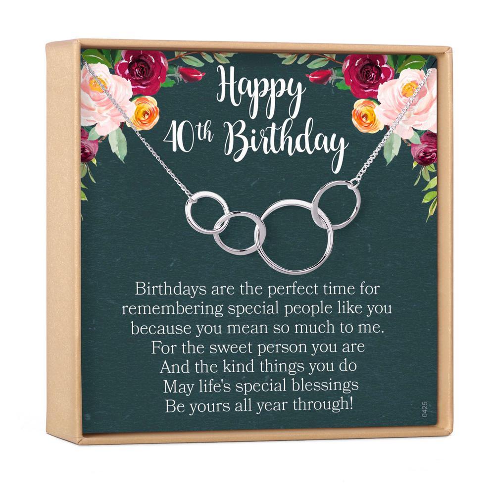 40th Birthday Necklace