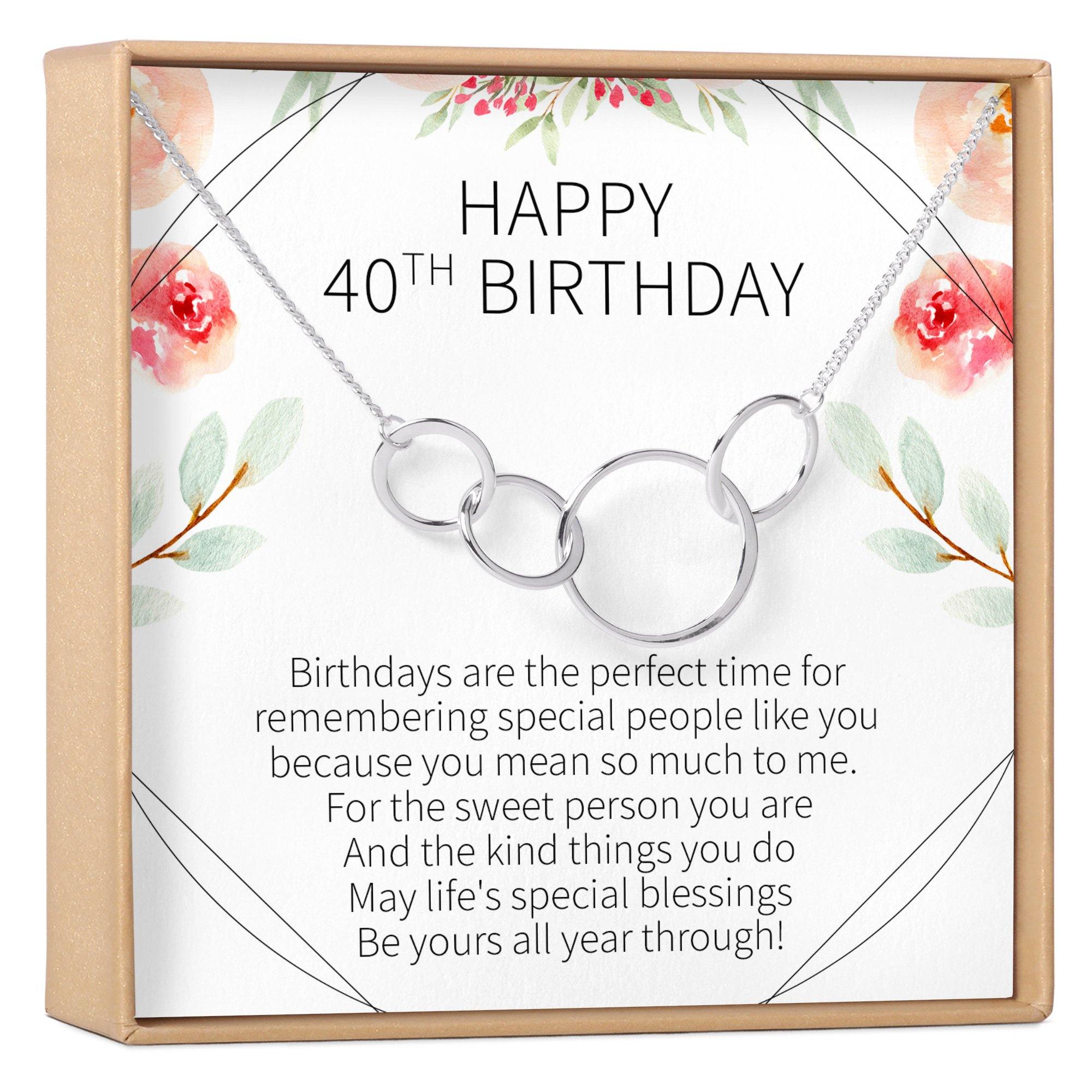 40th Birthday Necklace