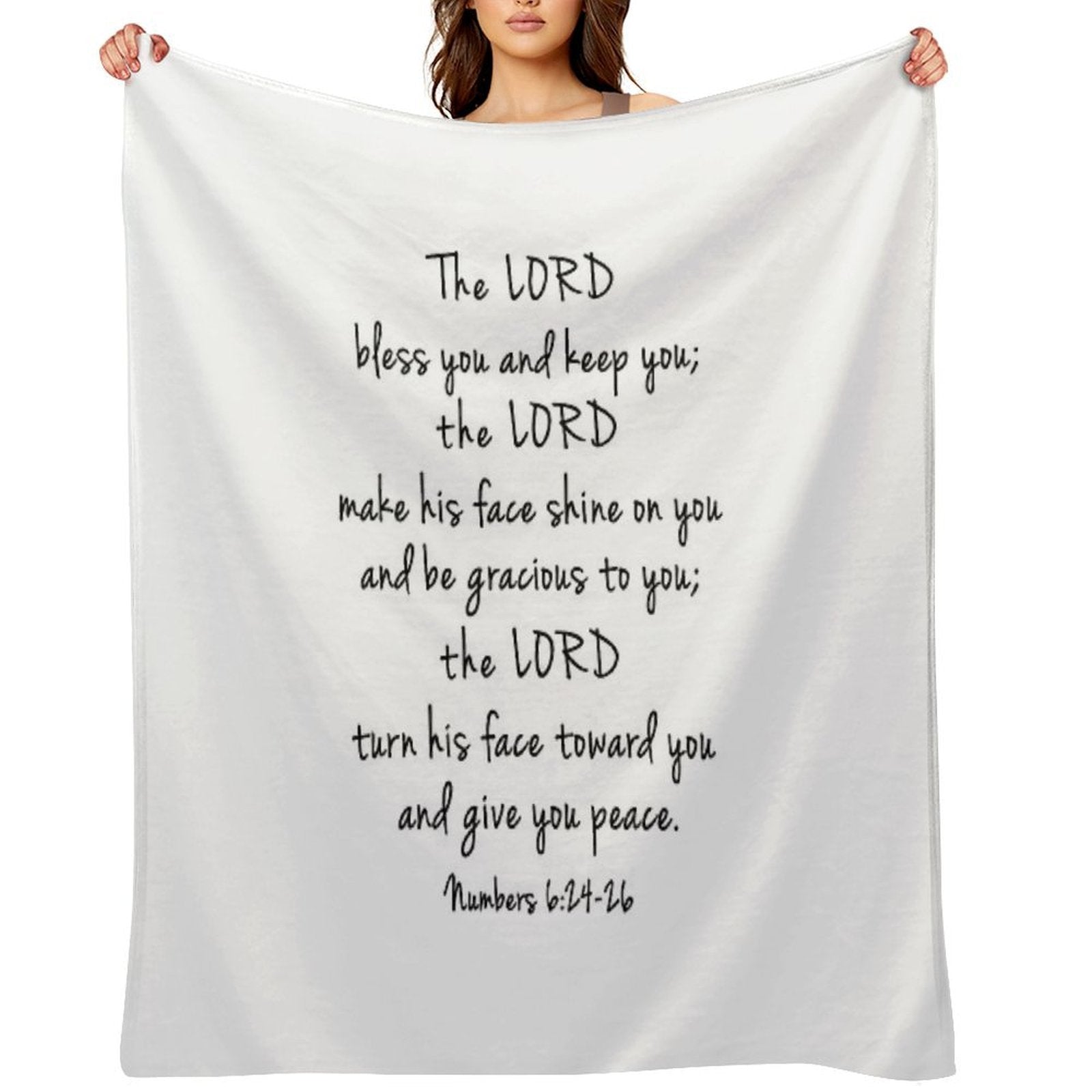 The Lord Bless You And Keep You Throw Blanket