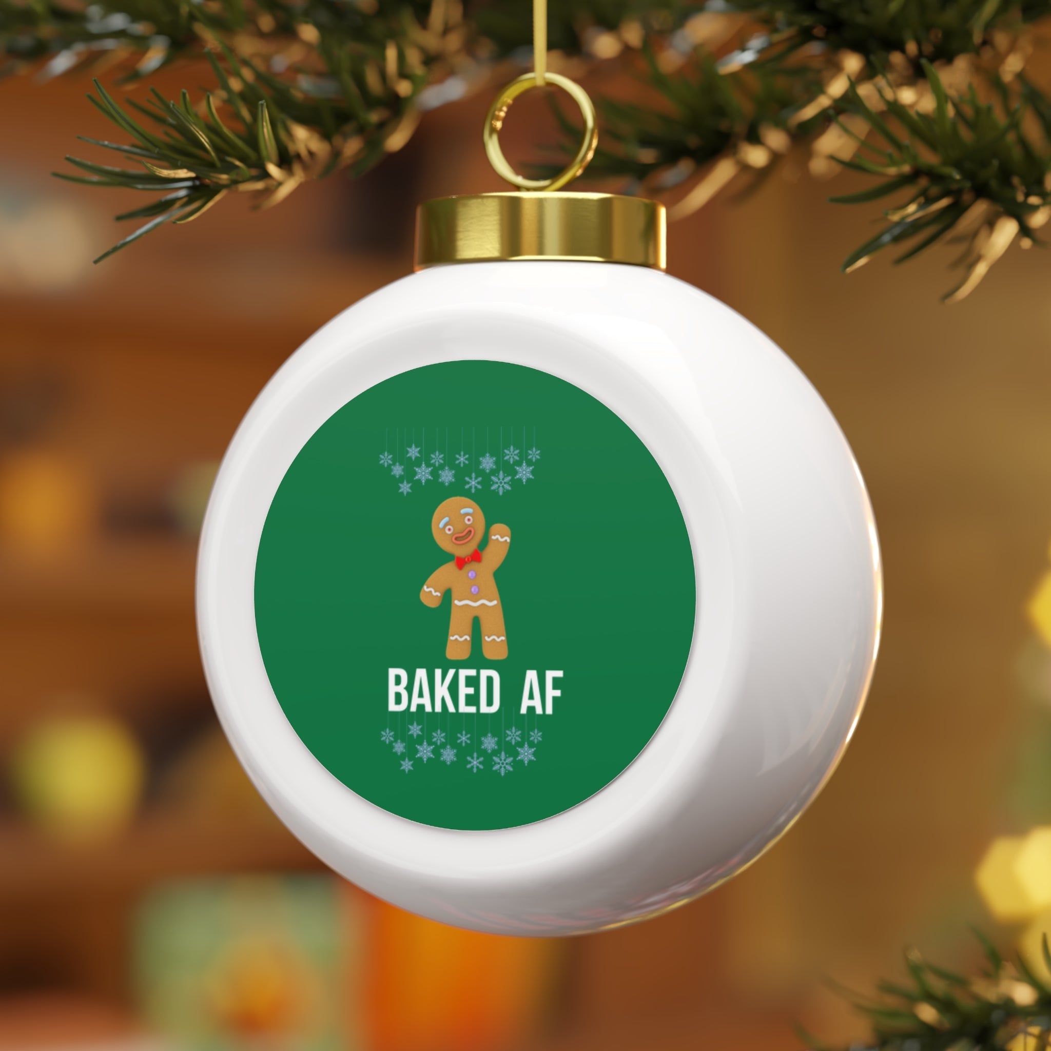 Walton &amp;amp; Johnson: Baked AF Christmas Ornament