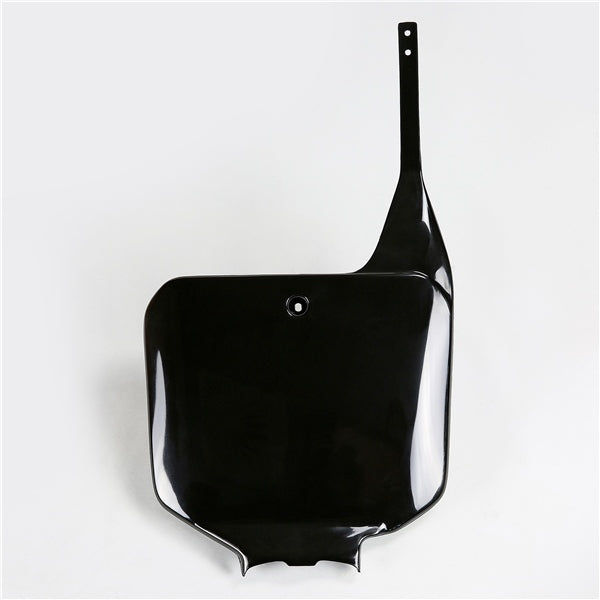 UFO PLAST Number Plate FRONT NUMBER PLATE - BLACK - HONDA