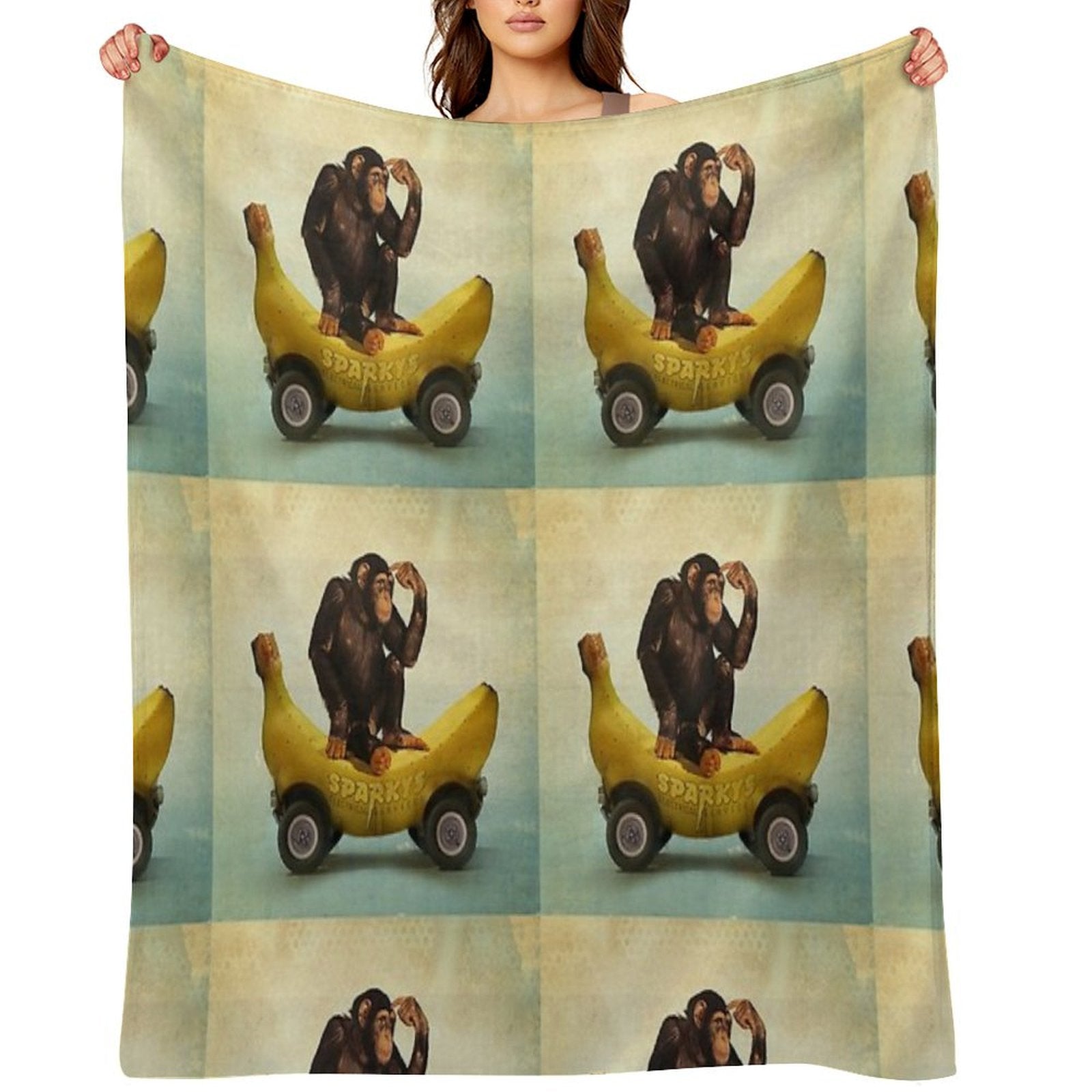 Sparky&amp;#39;s Electrical Services Throw Blanket