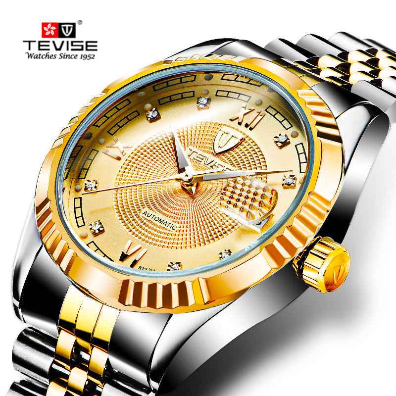 Teweisi Waterproof Automatic Geneva Men&amp;#39;s Diamond Watch – Fashion Mechanical