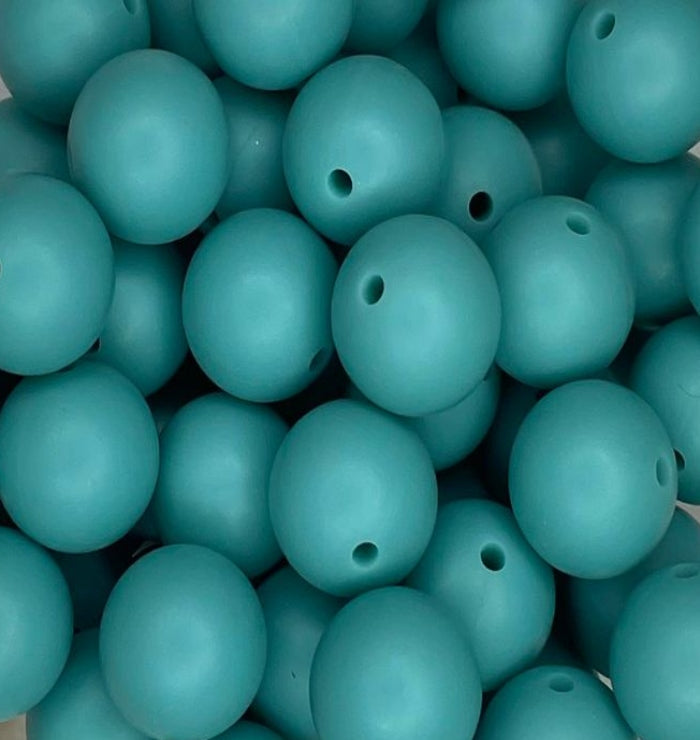 #164 CARRIBEAN TURQUOISE 15MM SOLID (1ct)