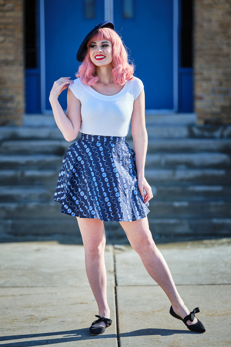 Let&amp;#39;s Phase It Skater Skirt - Plus Sizes only