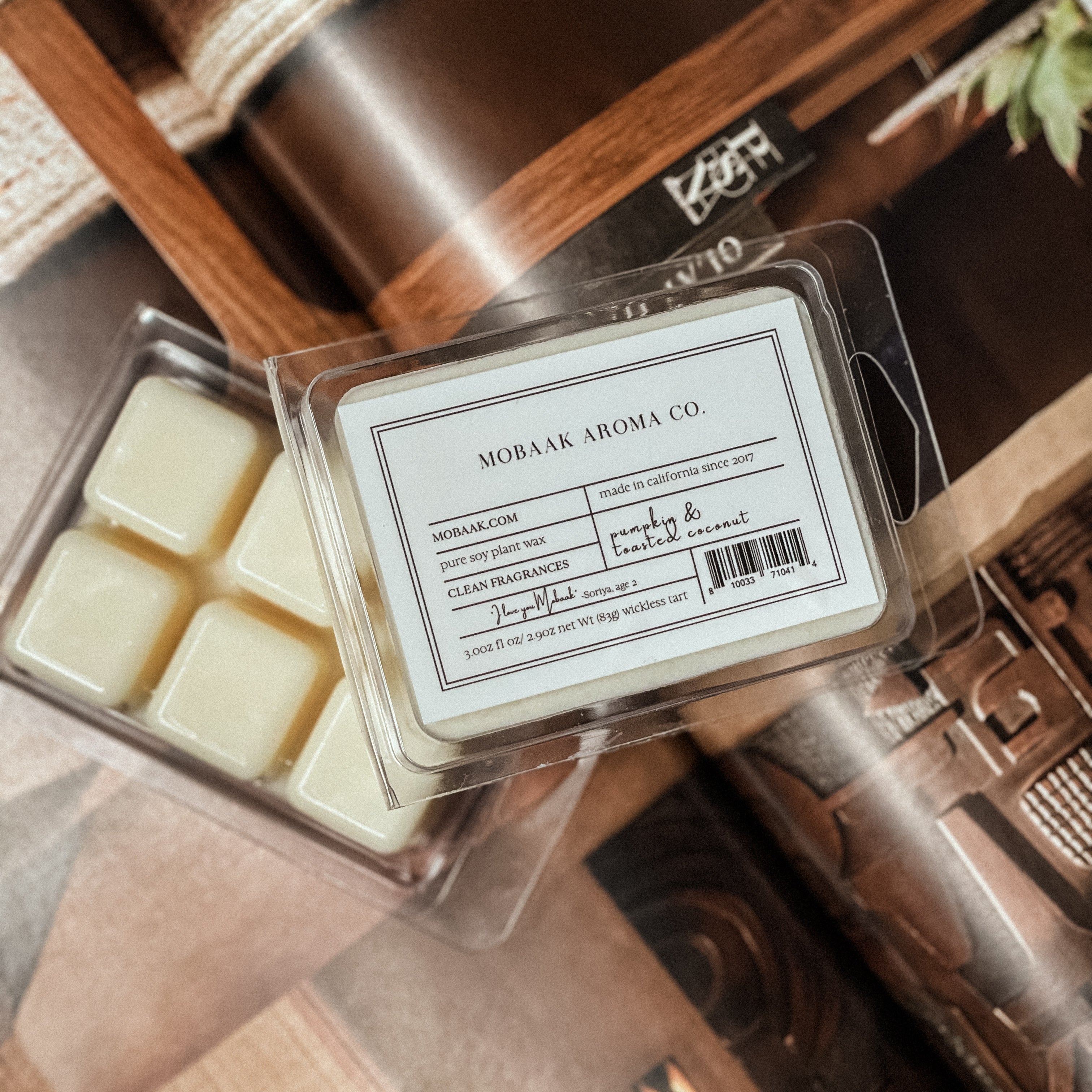 Pumpkin &amp;amp; Toasted Coconut Wickless Tart