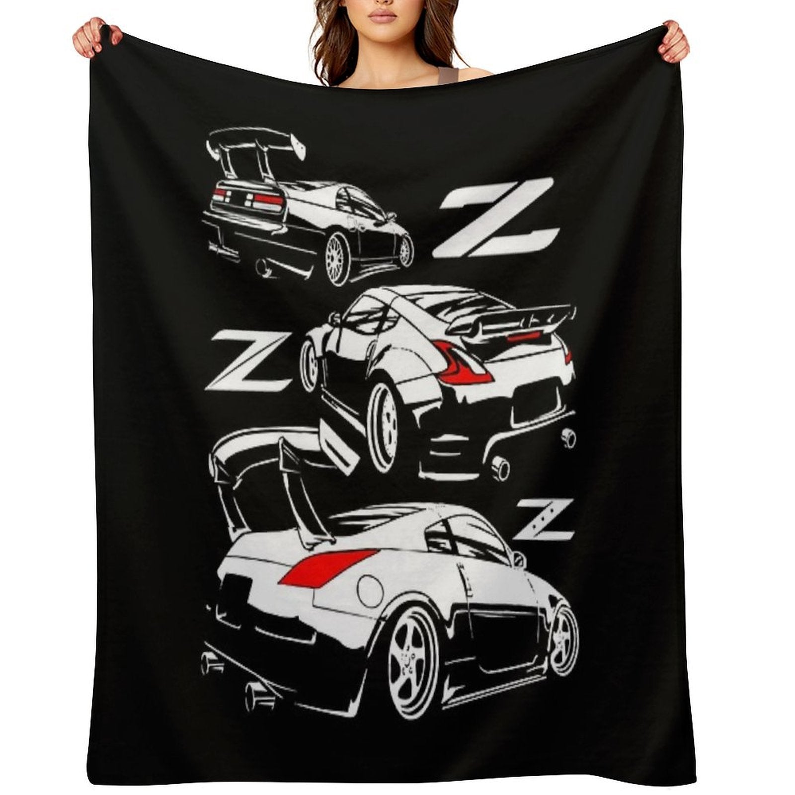 Z Family. 350z 370z 300zx Throw Blanket