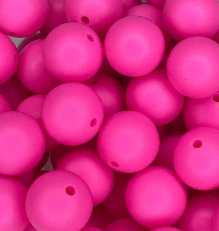 #187 POPPIN' PINK 15MM SOLID (1ct)