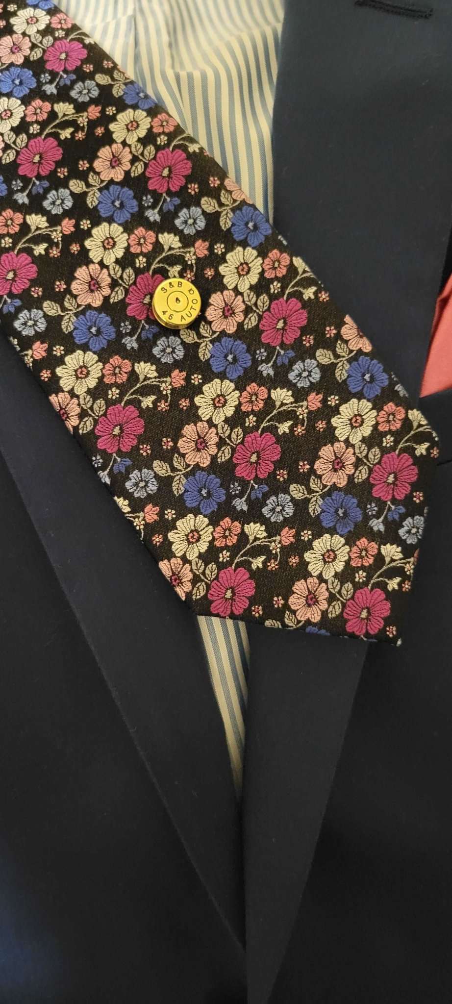 45 Caliber Bullet Pin - Bullet Tie Tack