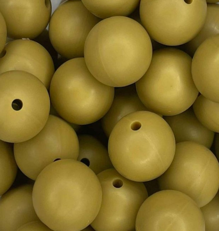 #184 DIRTY GOLD 15MM SOLID (1ct)