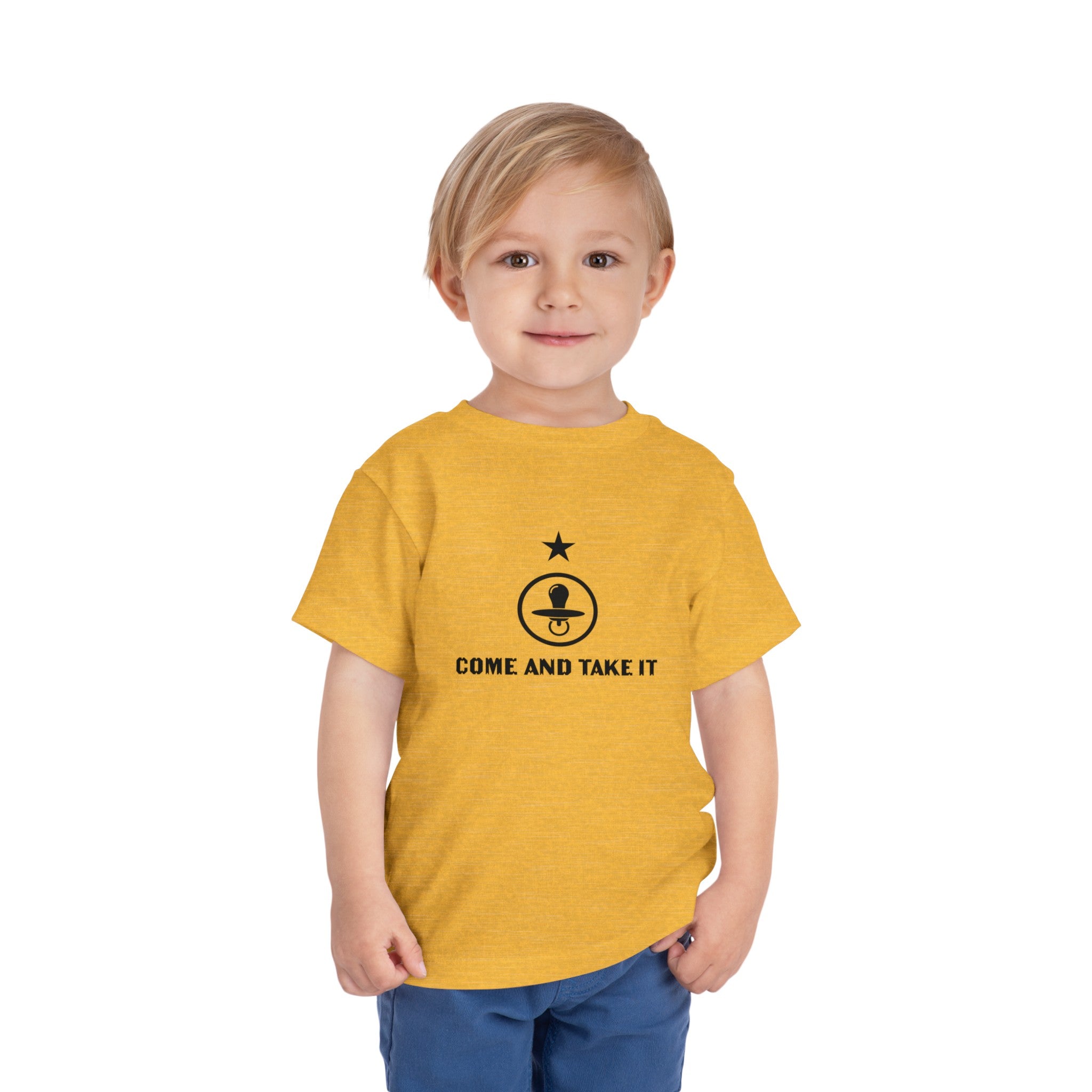 &amp;#39;Come and Take It Pacifier&amp;#39; Toddler Tee