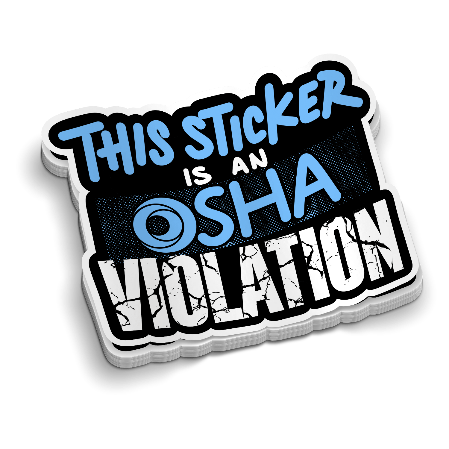 Osha Violation Sticker - Hard Hat Decal