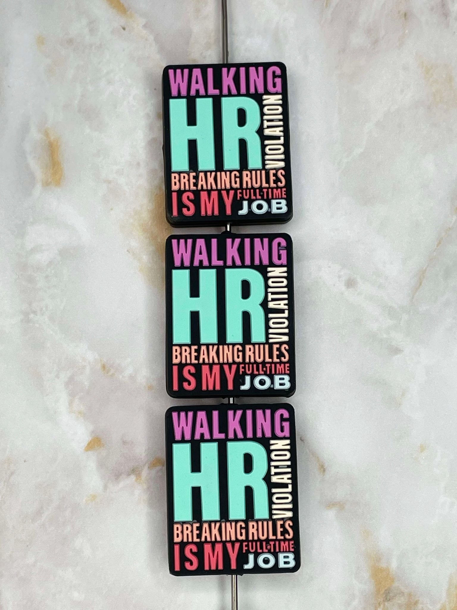 WALKING HR VIOLATION COLORFUL SILICONE FOCAL D399 (1ct)