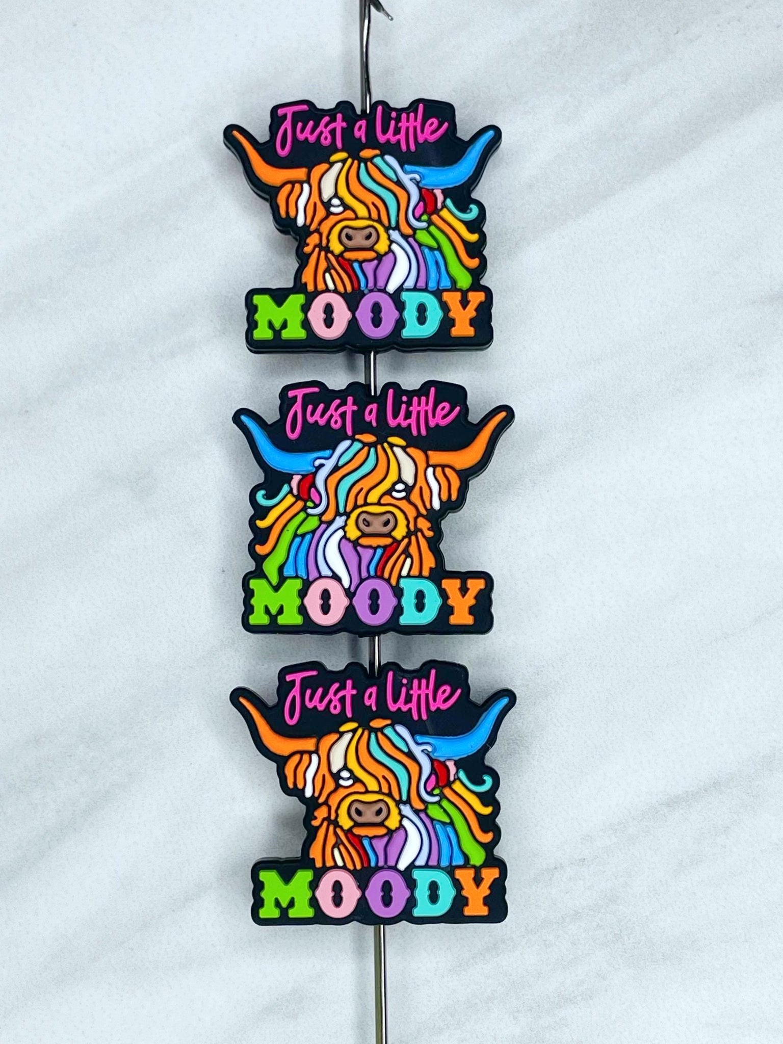 JUST A LITTLE MOODY COLORFUL SILICONE FOCAL D277 (1ct)