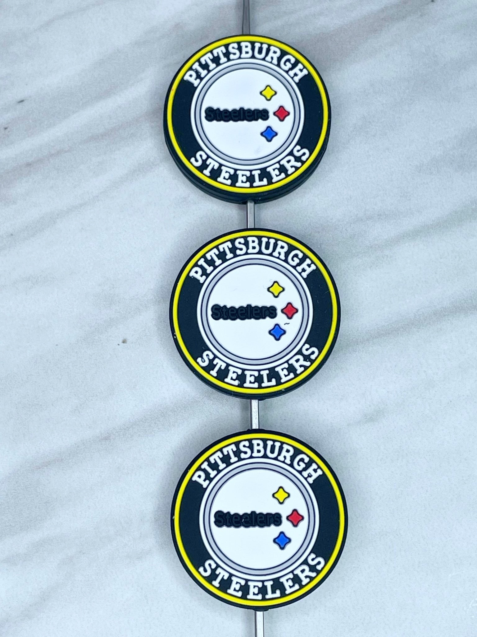 STEELERS ROUND SILICONE FOCAL D32 (1ct)