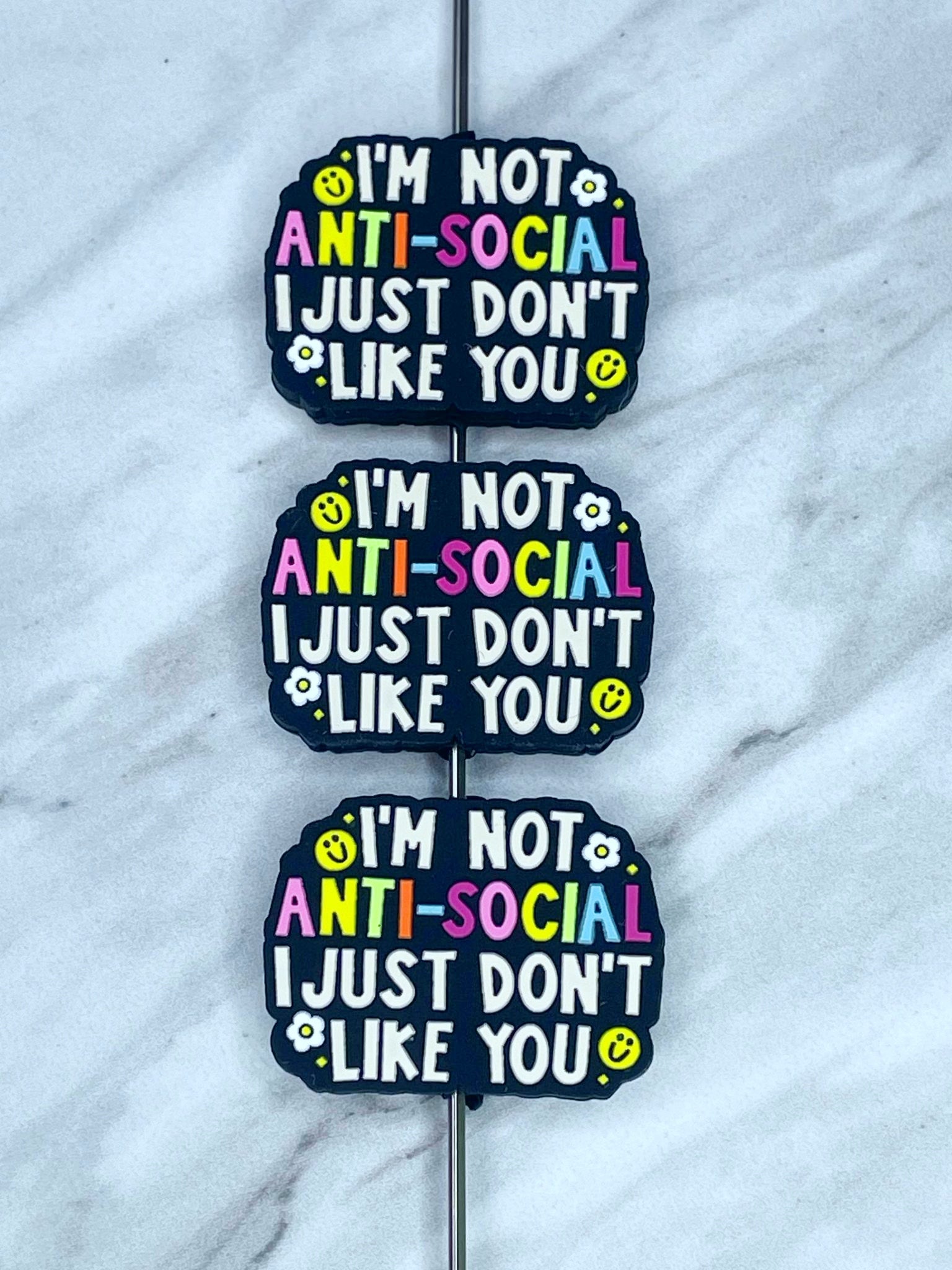 I JUST DON&amp;#39;T LIKE YOU SILICONE FOCAL D83 (1ct)