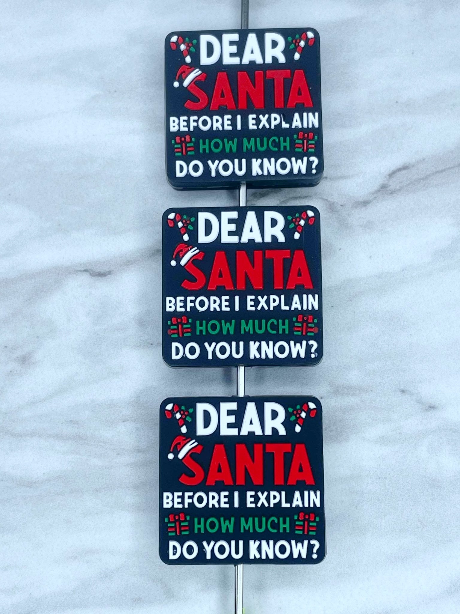 DEAR SANTA HOW MUCH DO YOU KNOW SILICONE FOCAL D260 (1ct)