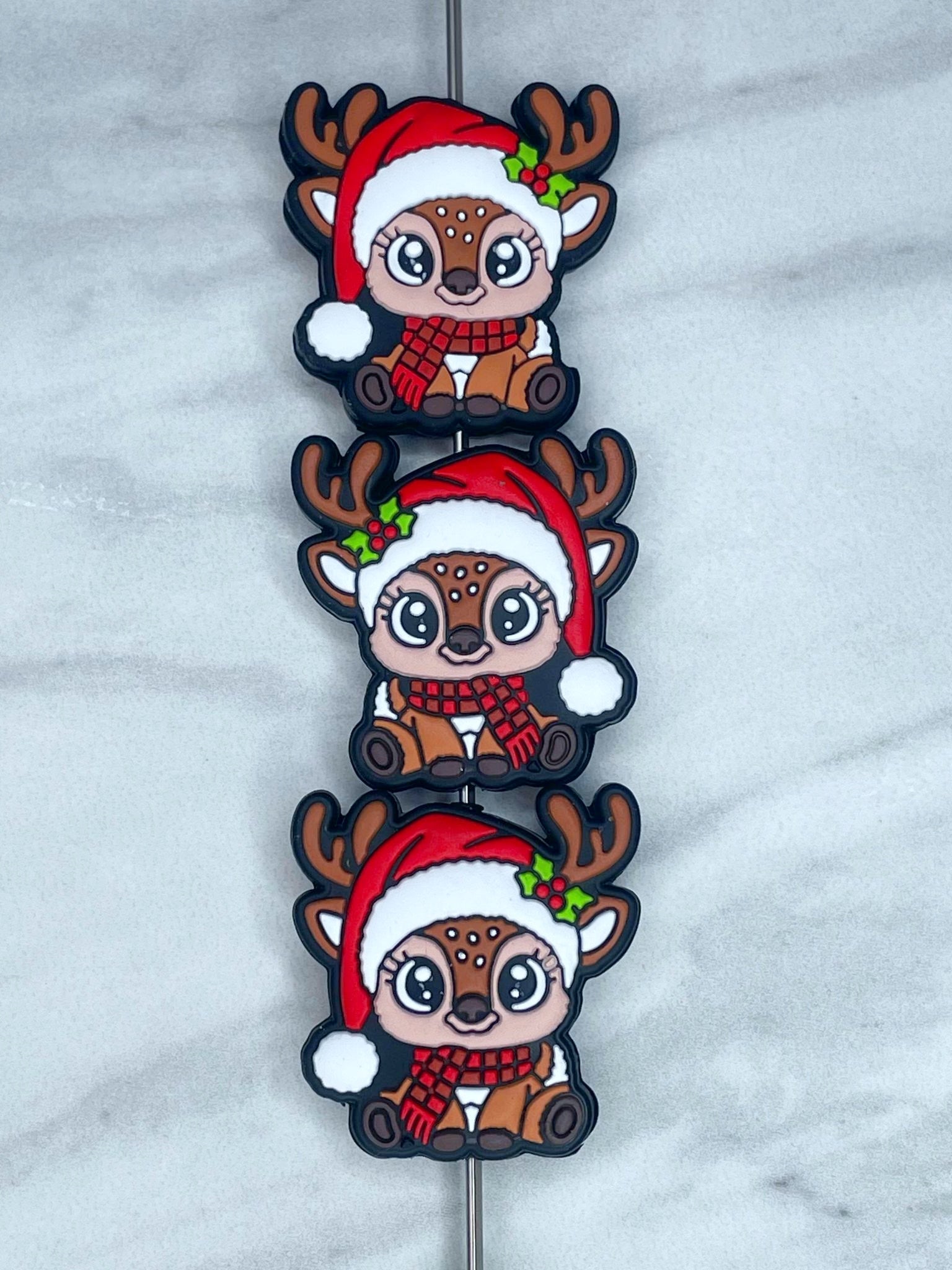CUTE REINDEER SILICONE FOCAL D536 (1ct)