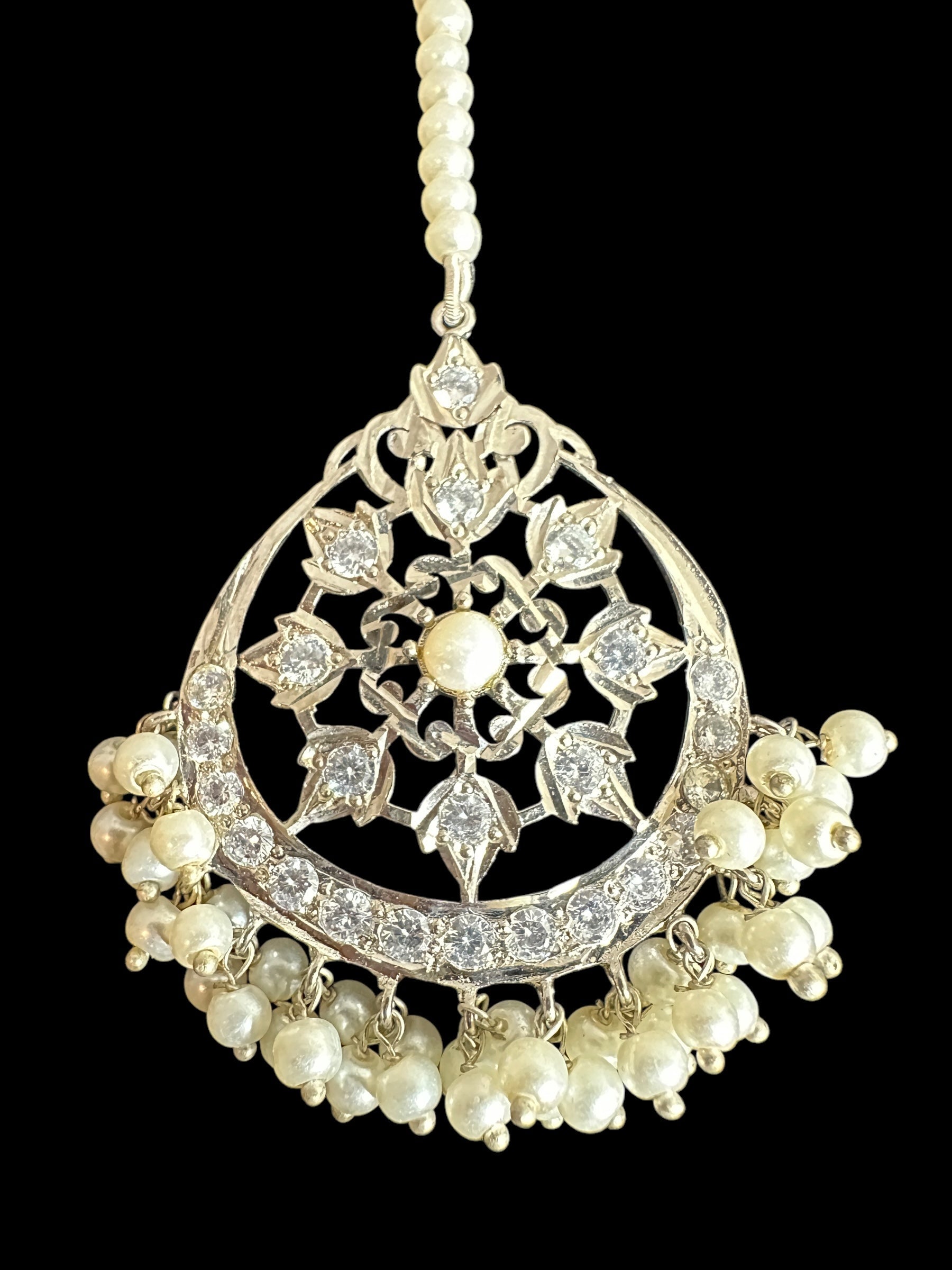 DJTK353 Naira  tika In silver plating   ( SHIPS IN 3 WEEKS  )