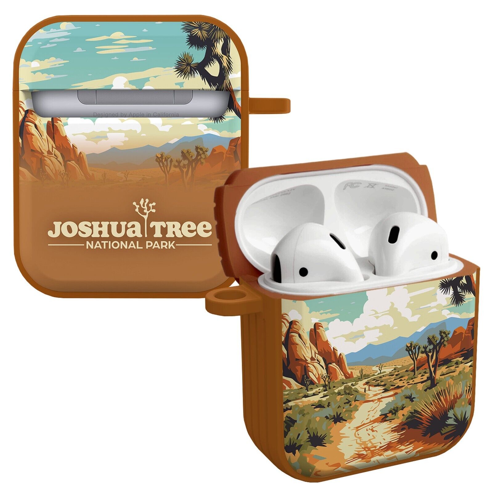 National Parks Joshua Tree HDX Apple Airpods Gen 1 &amp;amp; 2 Case Cover
